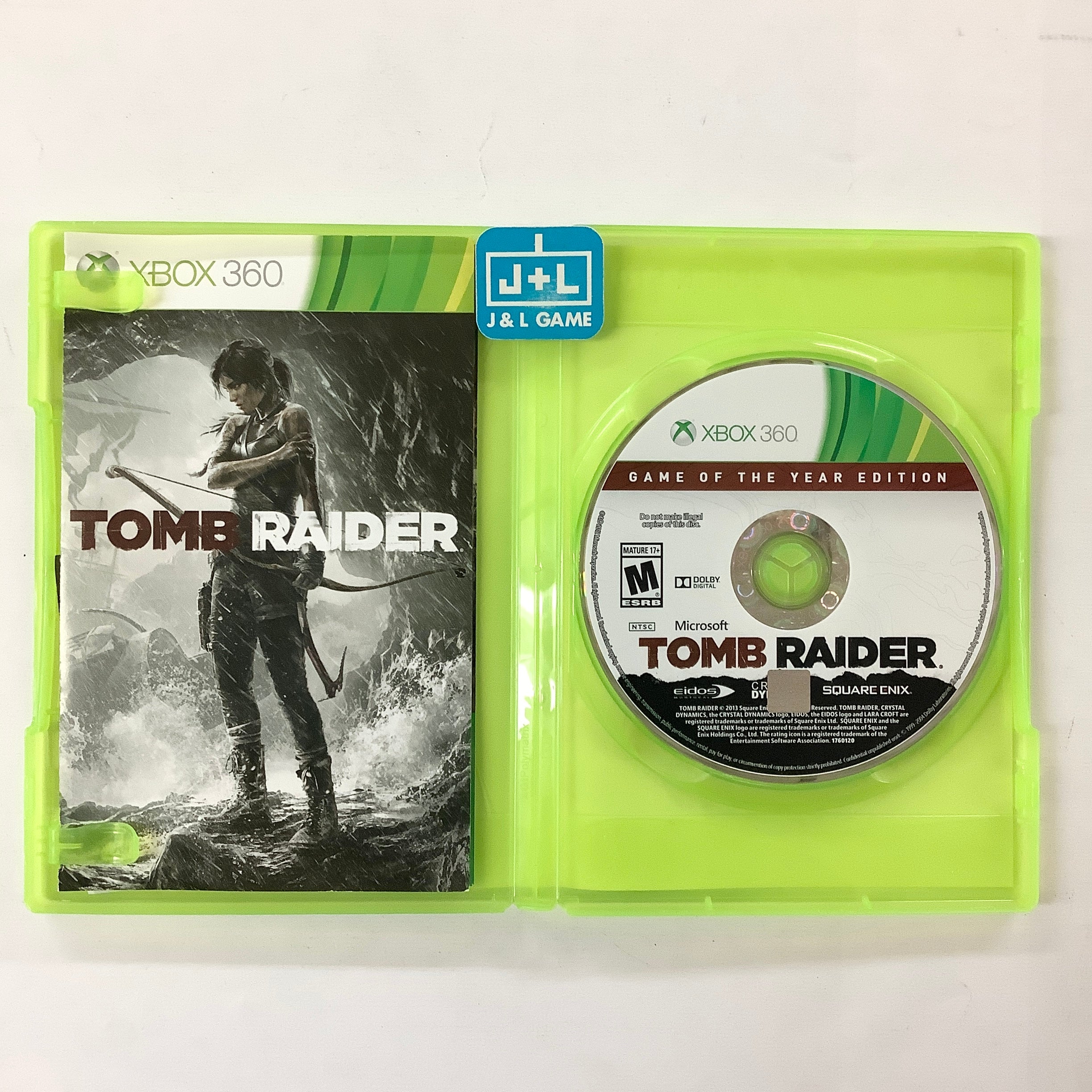 Tomb Raider (Game of the Year Edition) - Xbox 360 [Pre-Owned] Video Games Square Enix   