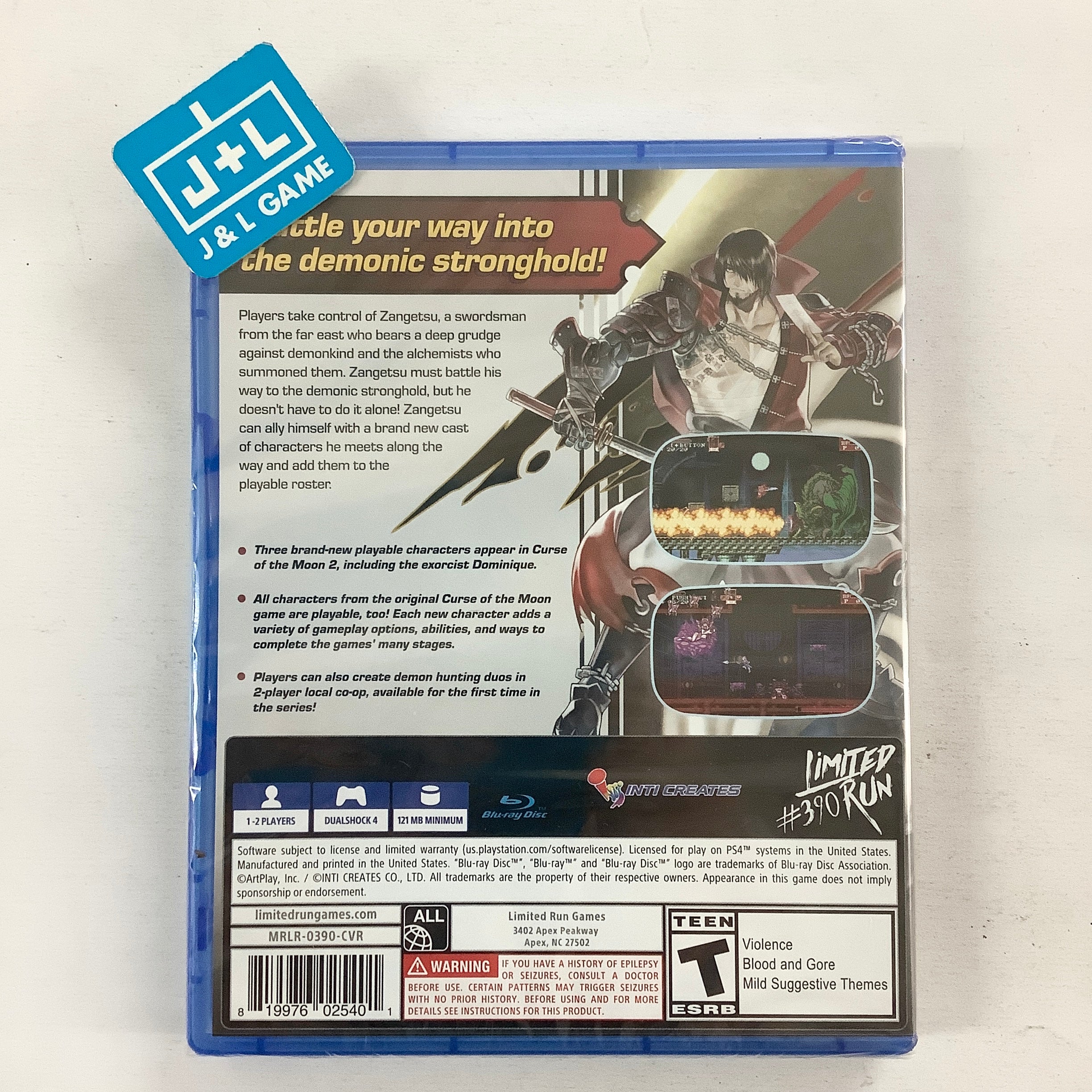 Bloodstained: Curse of the Moon 2 (Limited Run #304) - (PS4) PlayStation 4 Video Games Limited Run Games   