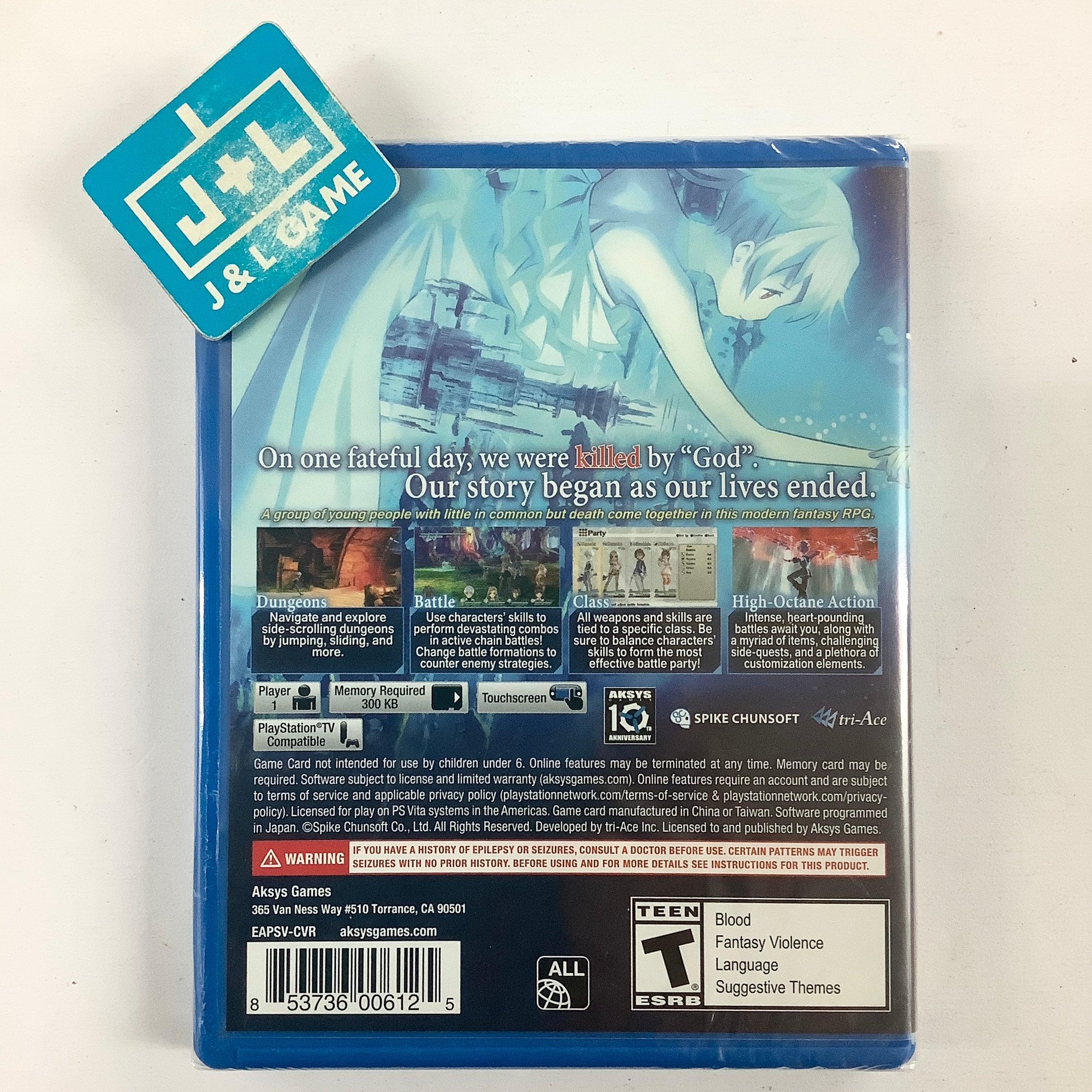 Exist Archive: The Other Side of the Sky - (PSV) PlayStation Vita Video Games Aksys   