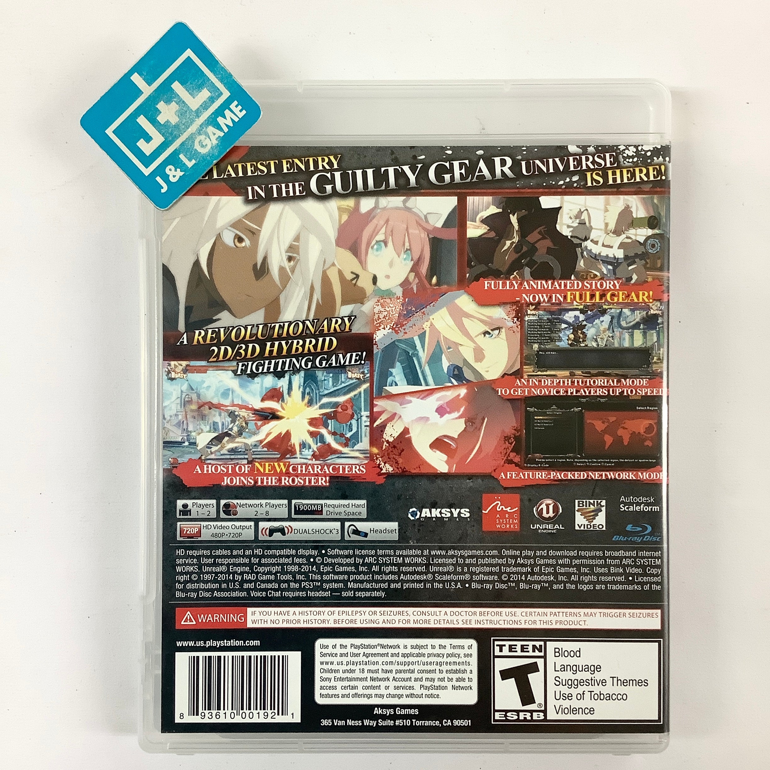 Guilty Gear Xrd -SIGN- - (PS3) PlayStation 3 [Pre-Owned] Video Games Aksys Games   