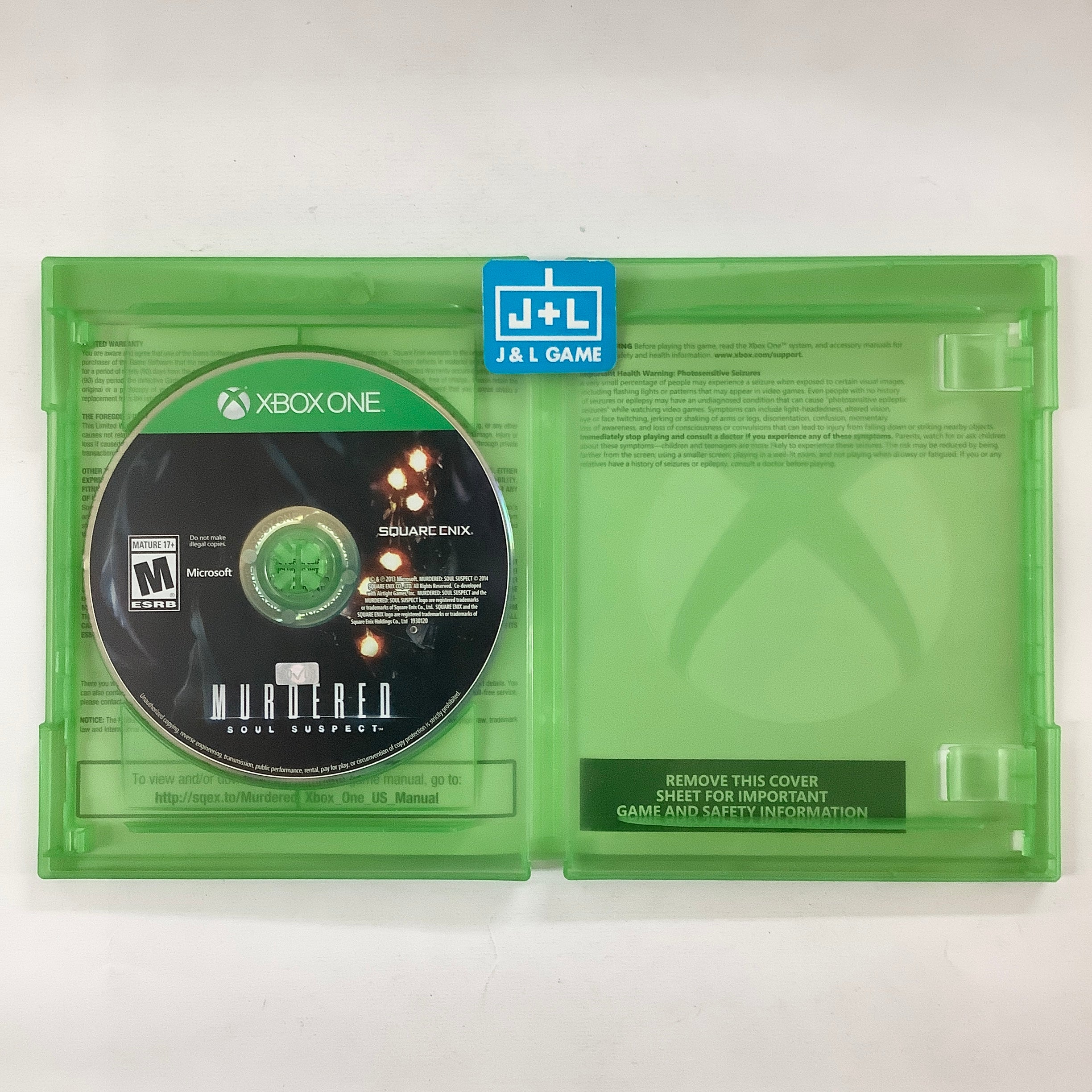 Murdered: Soul Suspect - (XB1) Xbox One [Pre-Owned] Video Games Square Enix   