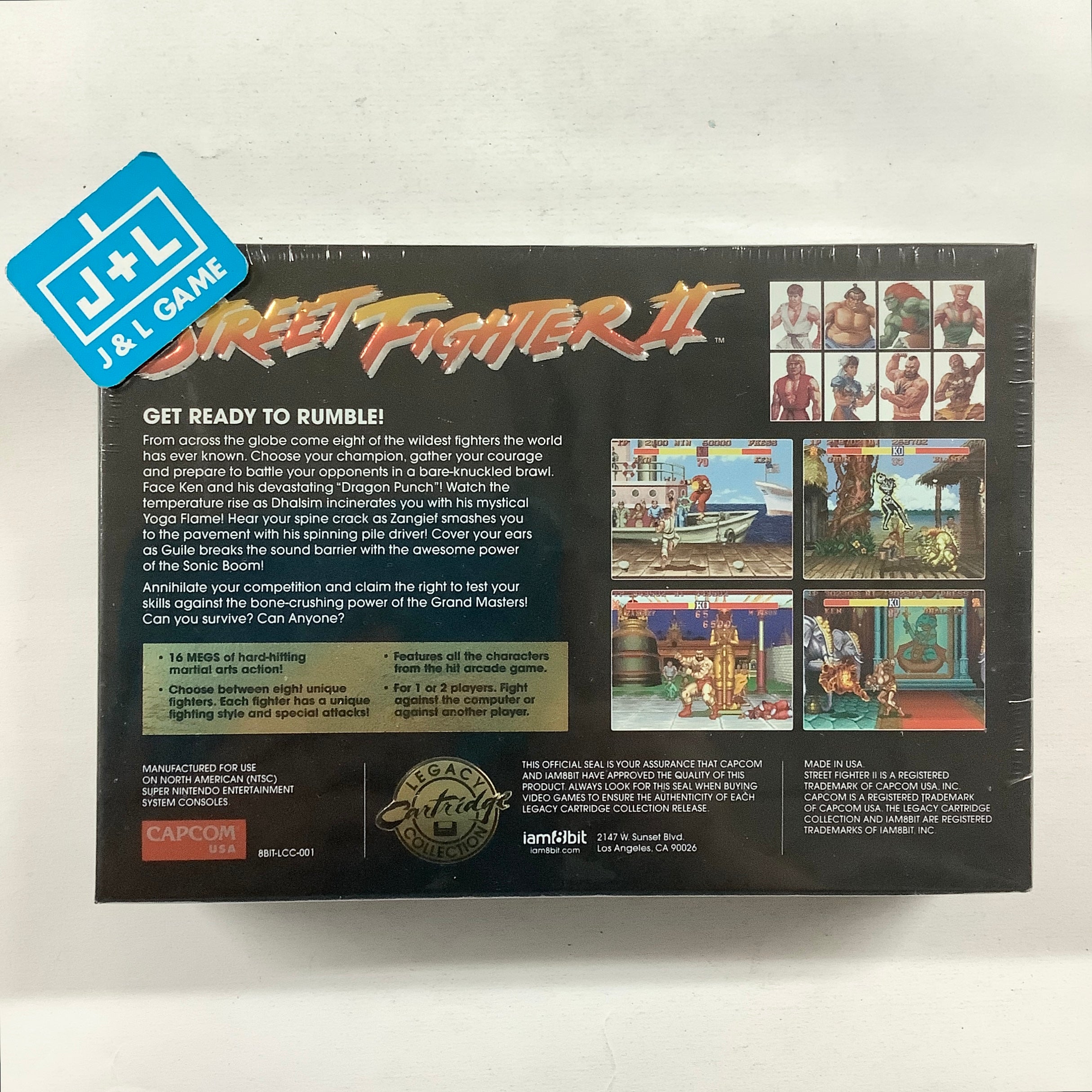 Street Fighter II (Legacy Cartridge Collection) - (SNES) Super Nintendo Video Games Capcom   