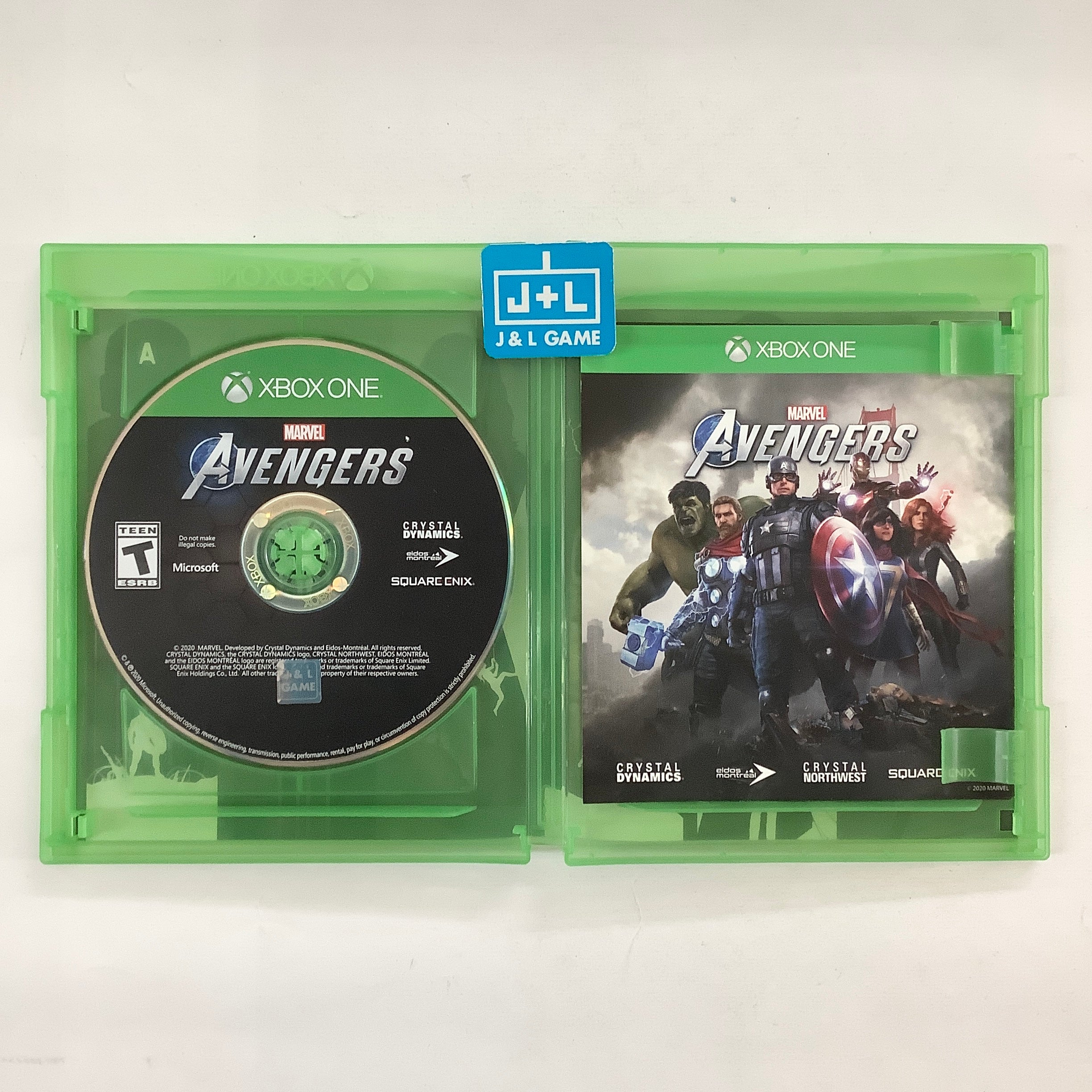 Marvel's Avengers (with patches) - (XB1) Xbox One [Pre-Owned] Video Games Square Enix   