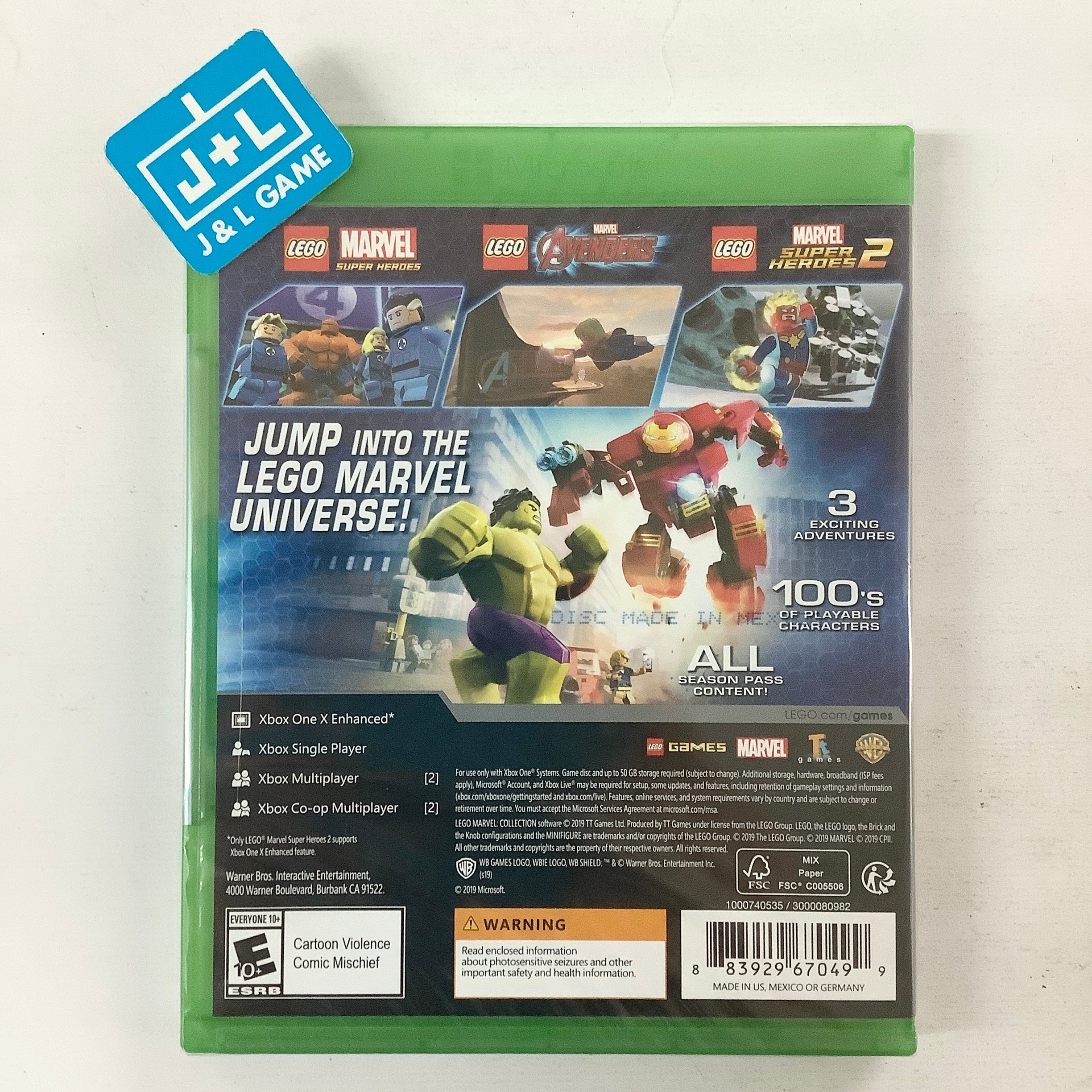 LEGO Marvel Collection - (XB1) Xbox One Video Games J&L Video Games New York City   