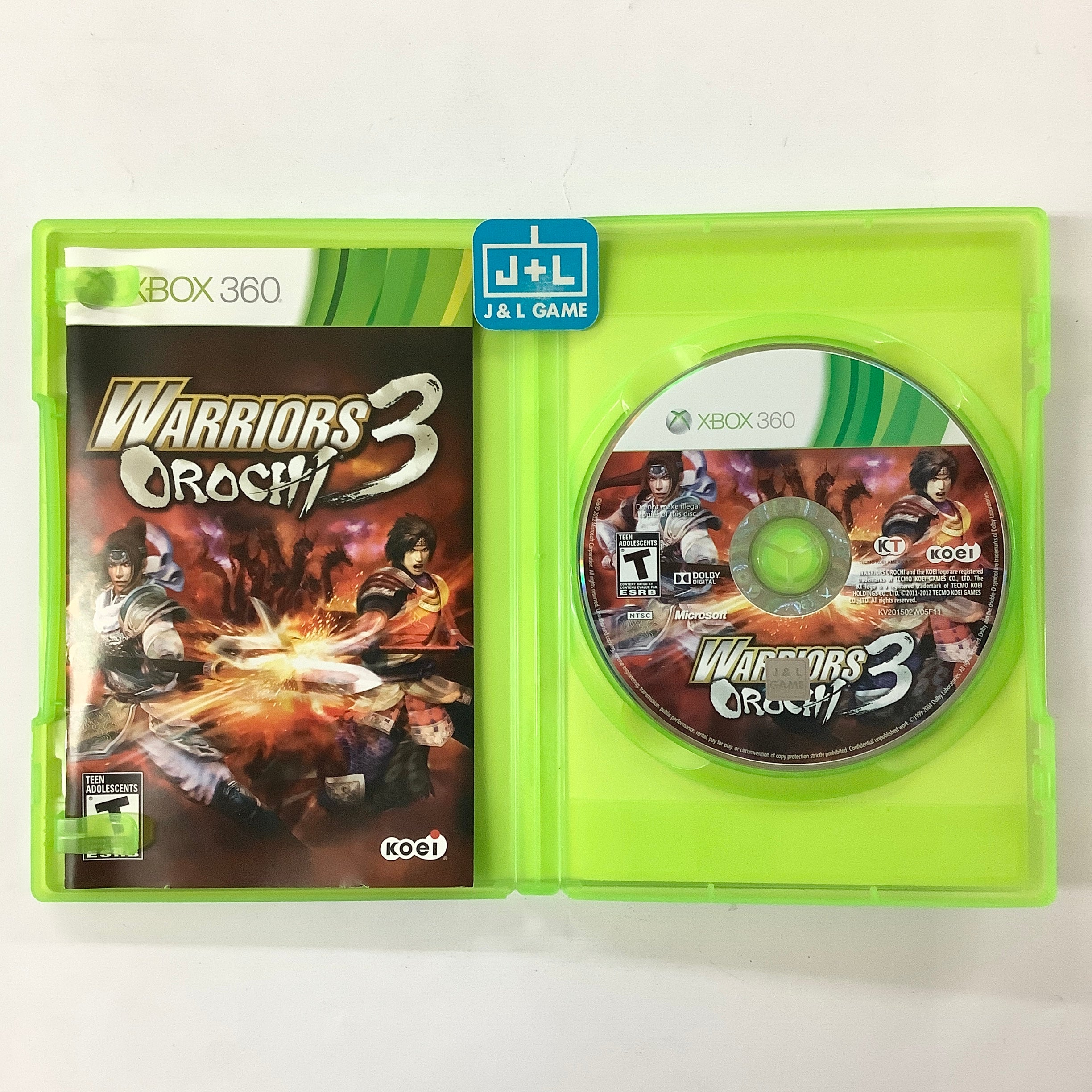 Warriors Orochi 3 - Xbox 360 [Pre-Owned] Video Games Koei   