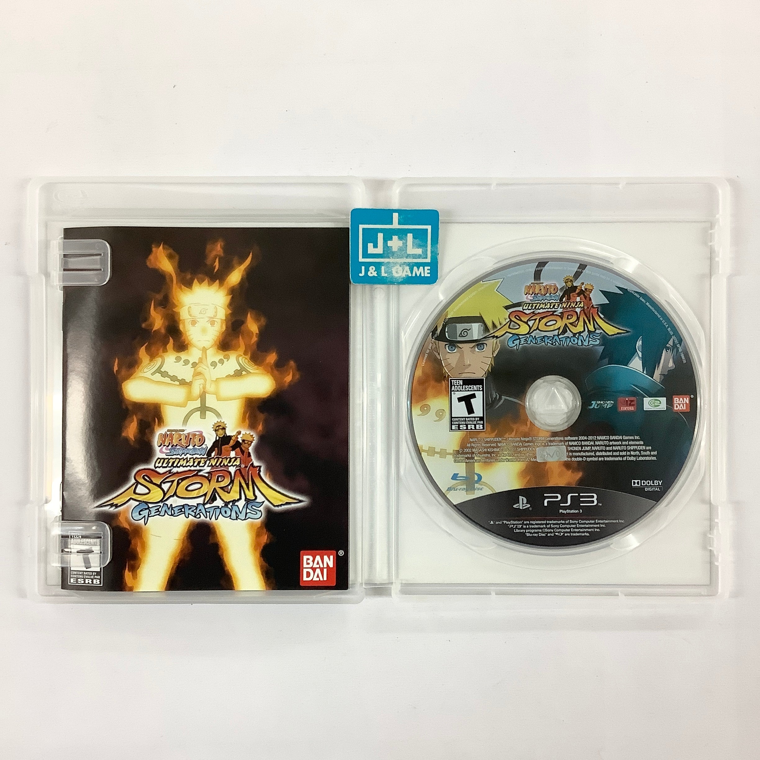 Naruto Shippuden: Ultimate Ninja Storm Generations - (PS3) PlayStation 3 [Pre-Owned] Video Games Namco Bandai Games   