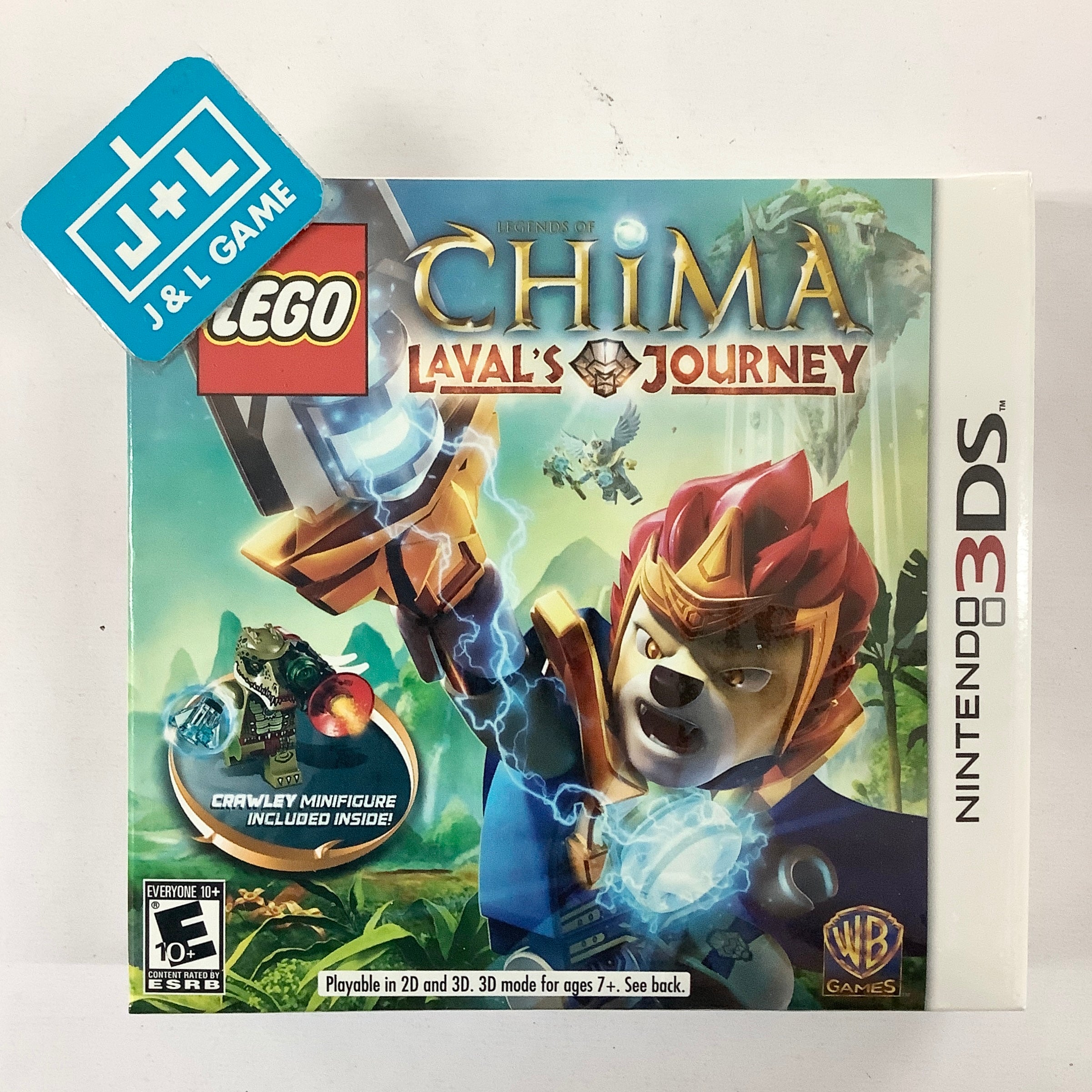 LEGO Legends of Chima: Laval's Journey (with Crawley Minifigure) - Nintendo 3DS Video Games Warner Bros. Interactive Entertainment   