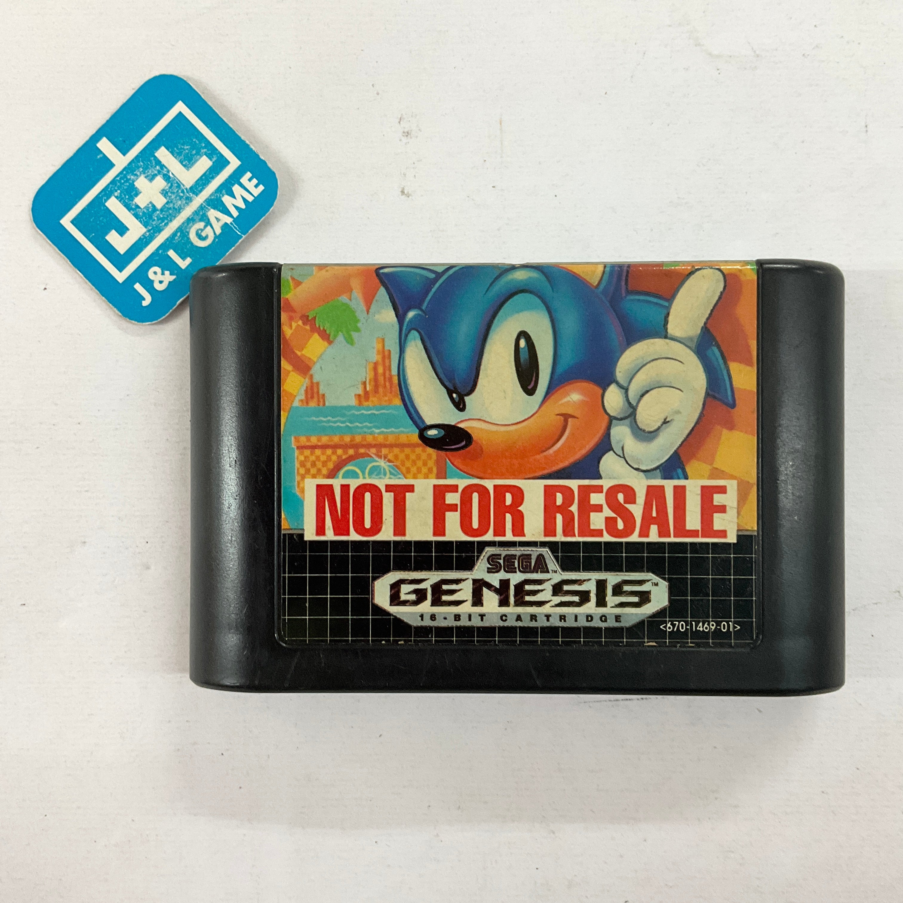 Sonic the Hedgehog (Not for Resale) - (SG) SEGA Genesis [Pre-Owned] Video Games Sega   