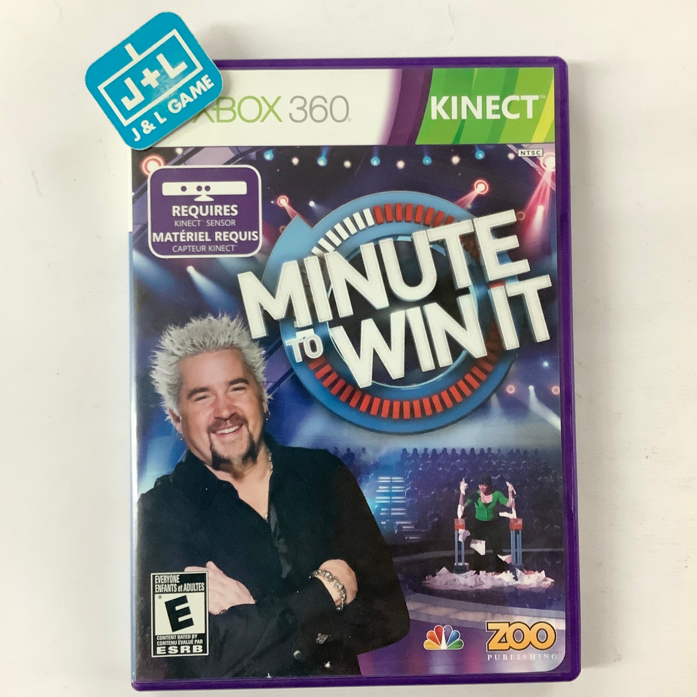 Minute to Win It (Kinect Required) - Xbox 360 [Pre-Owned] Video Games Zoo Games   