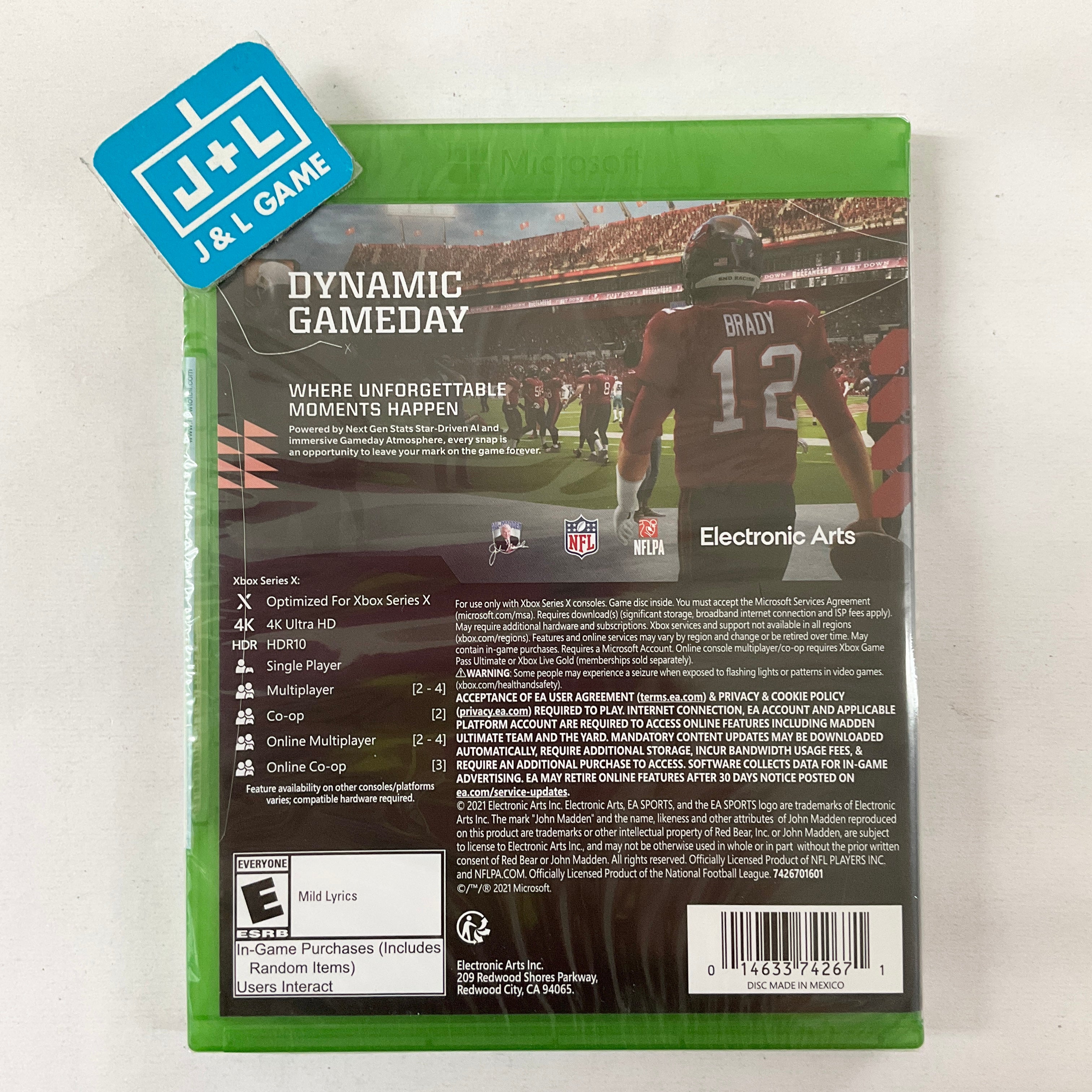 Madden NFL 22 - (XSX) Xbox Series X Video Games Electronic Arts   