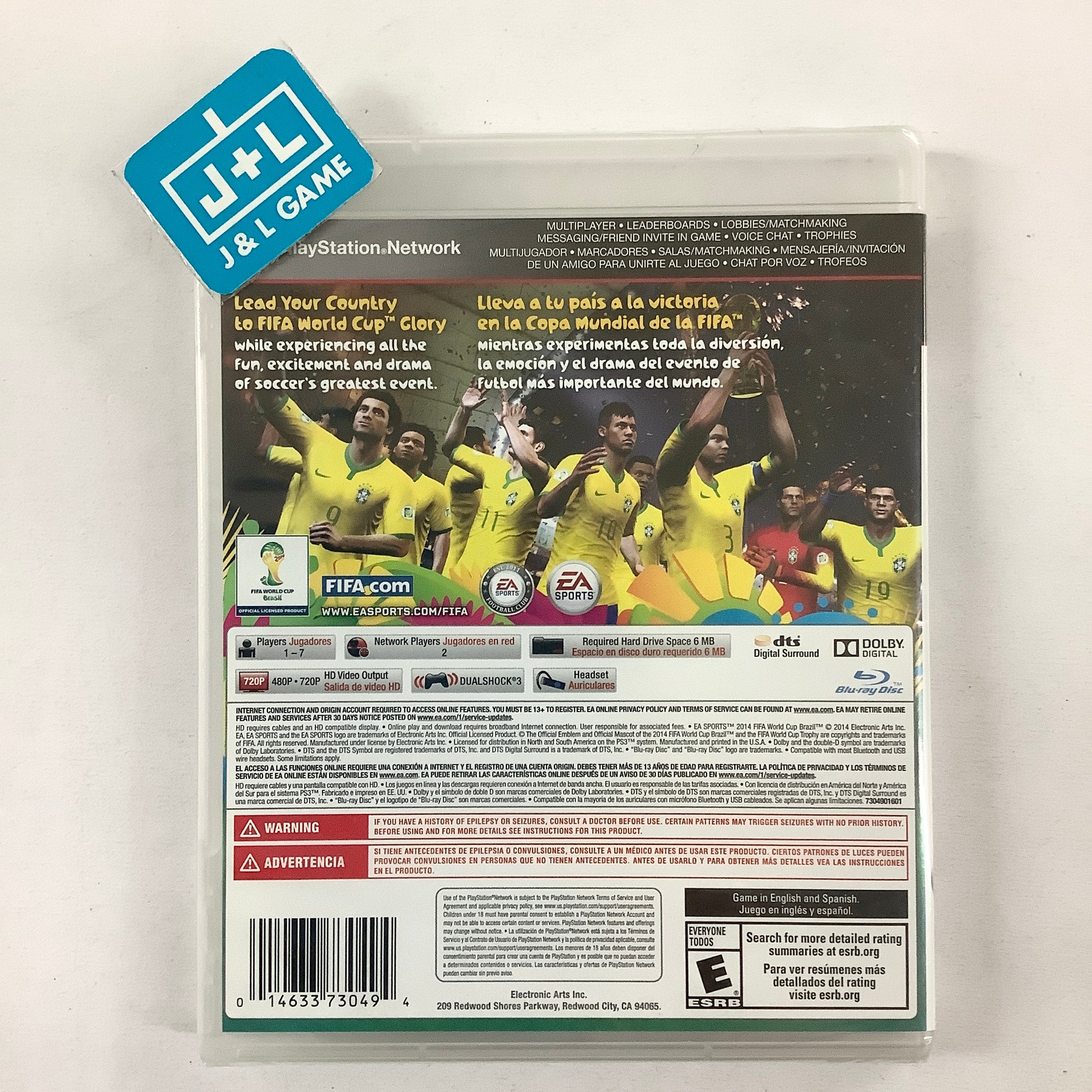 FIFA World Cup 2014: Brazil - (PS3) PlayStation 3 Video Games Electronic Arts   