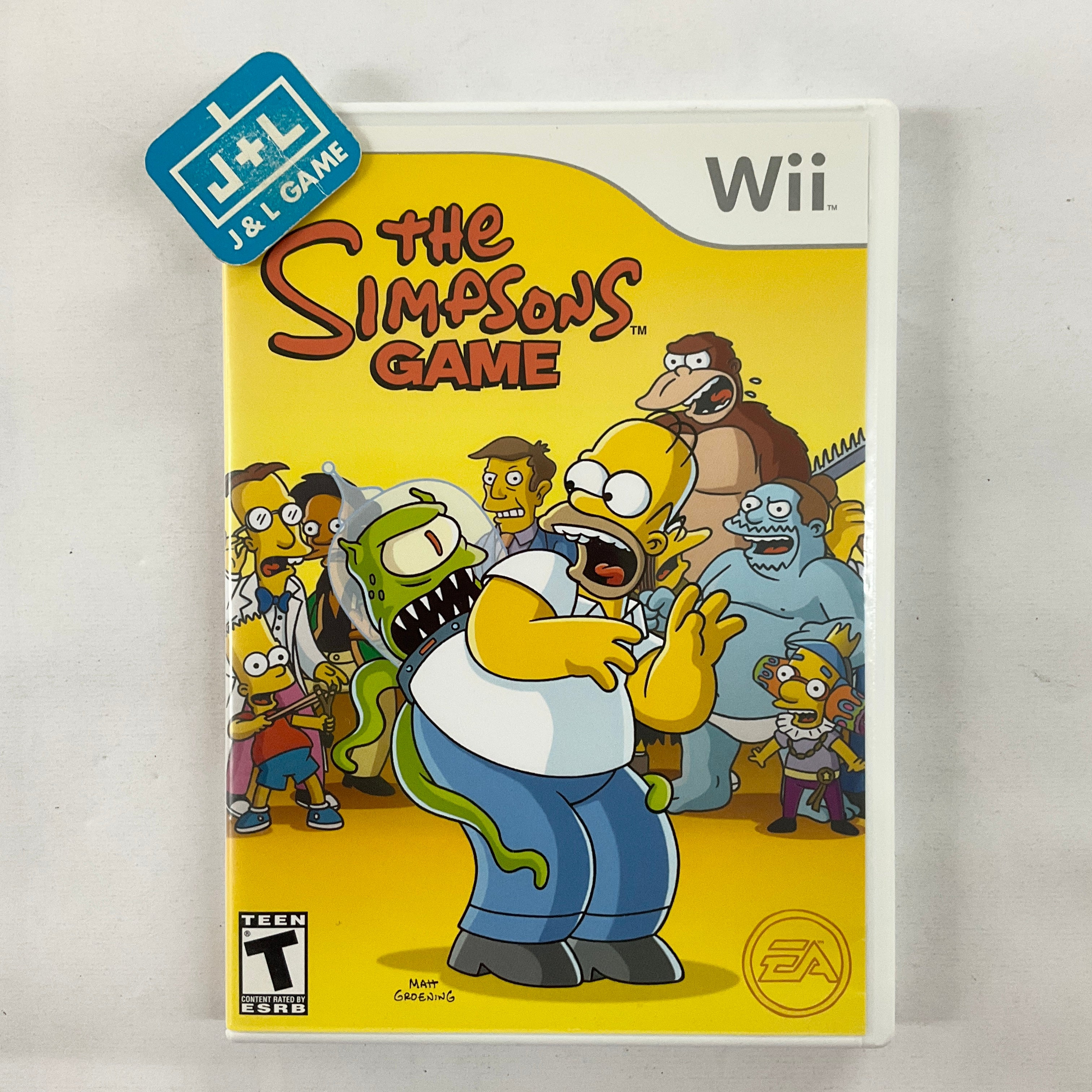 The Simpsons Game - Nintendo Wii [Pre-Owned] Video Games Electronic Arts   