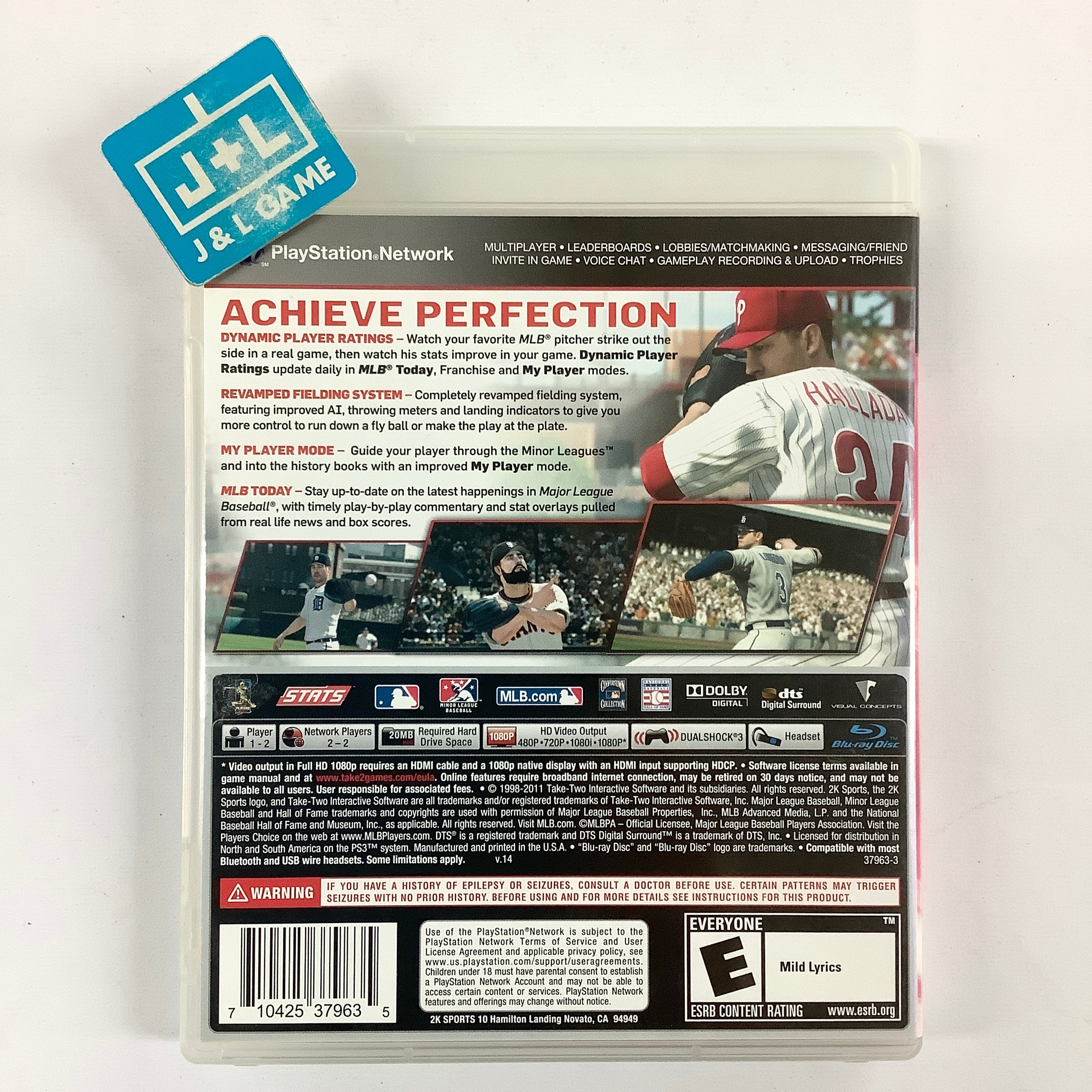 Major League Baseball 2K11 - (PS3) PlayStation 3 [Pre-Owned] Video Games 2K Sports   