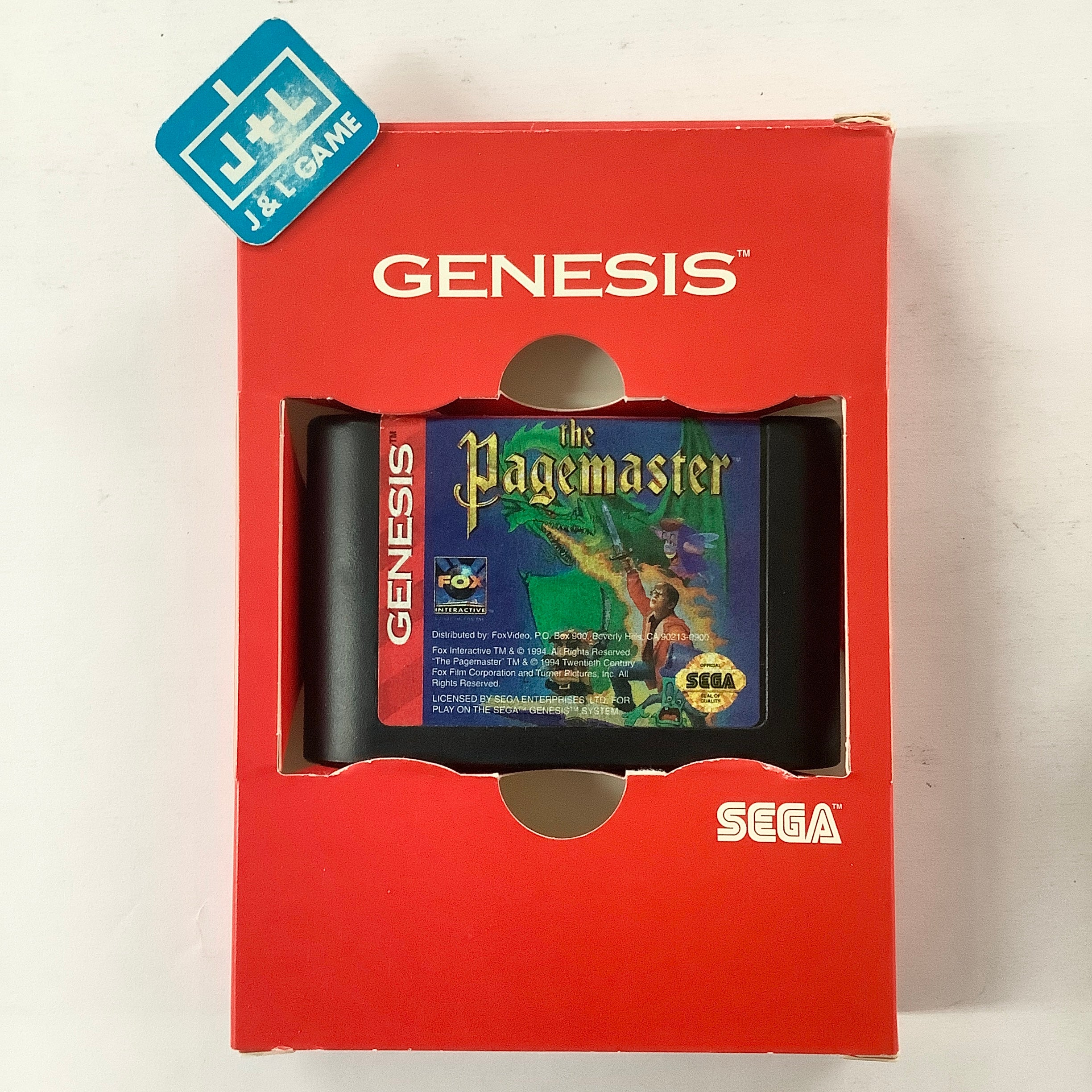 The Pagemaster - (SG) SEGA Genesis [Pre-Owned] Video Games Fox Interactive   