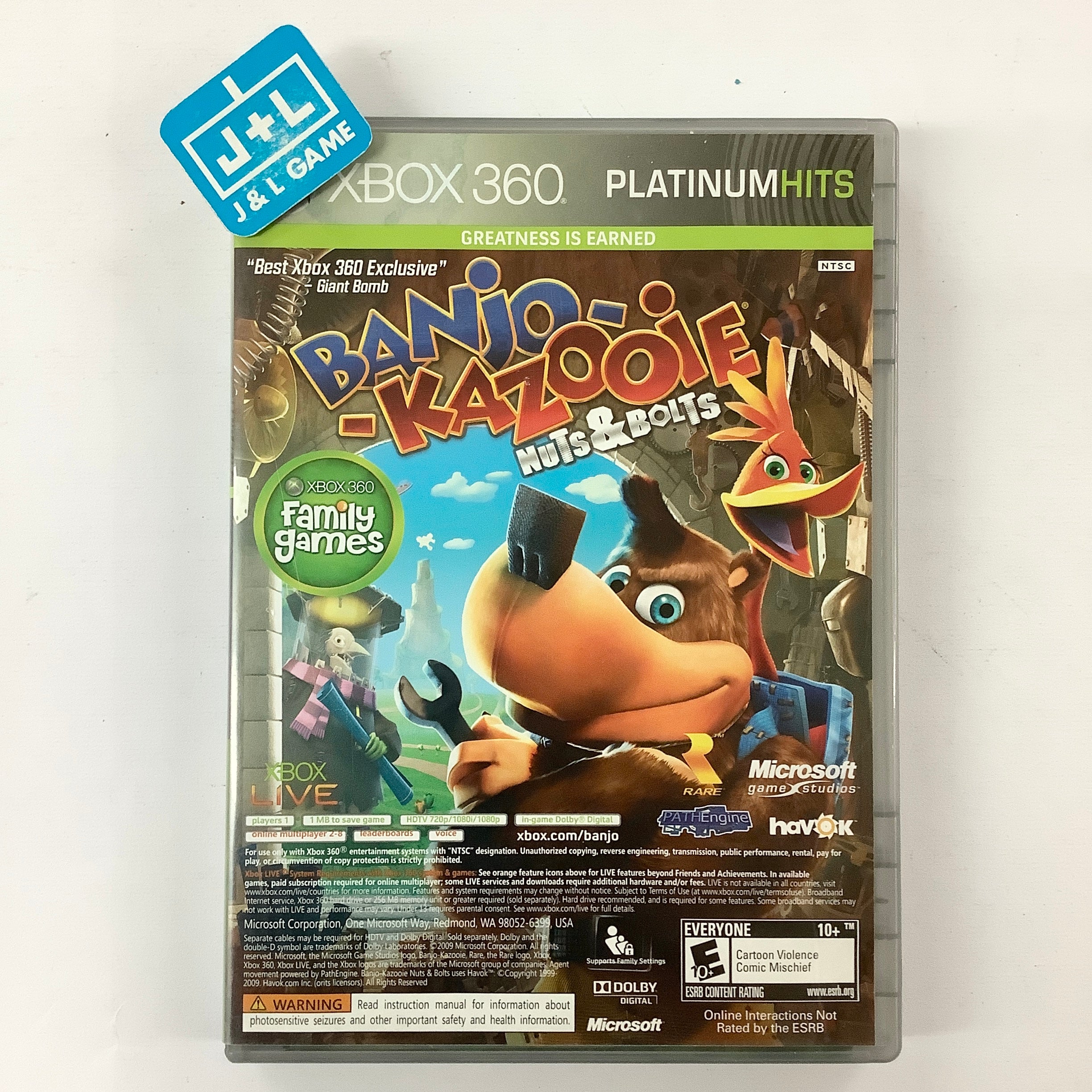 Banjo-Kazooie: Nuts & Bolts / Viva Pinata Combo Pack (Platinum Hits) - Xbox 360 [Pre-Owned] Video Games Microsoft Game Studios   