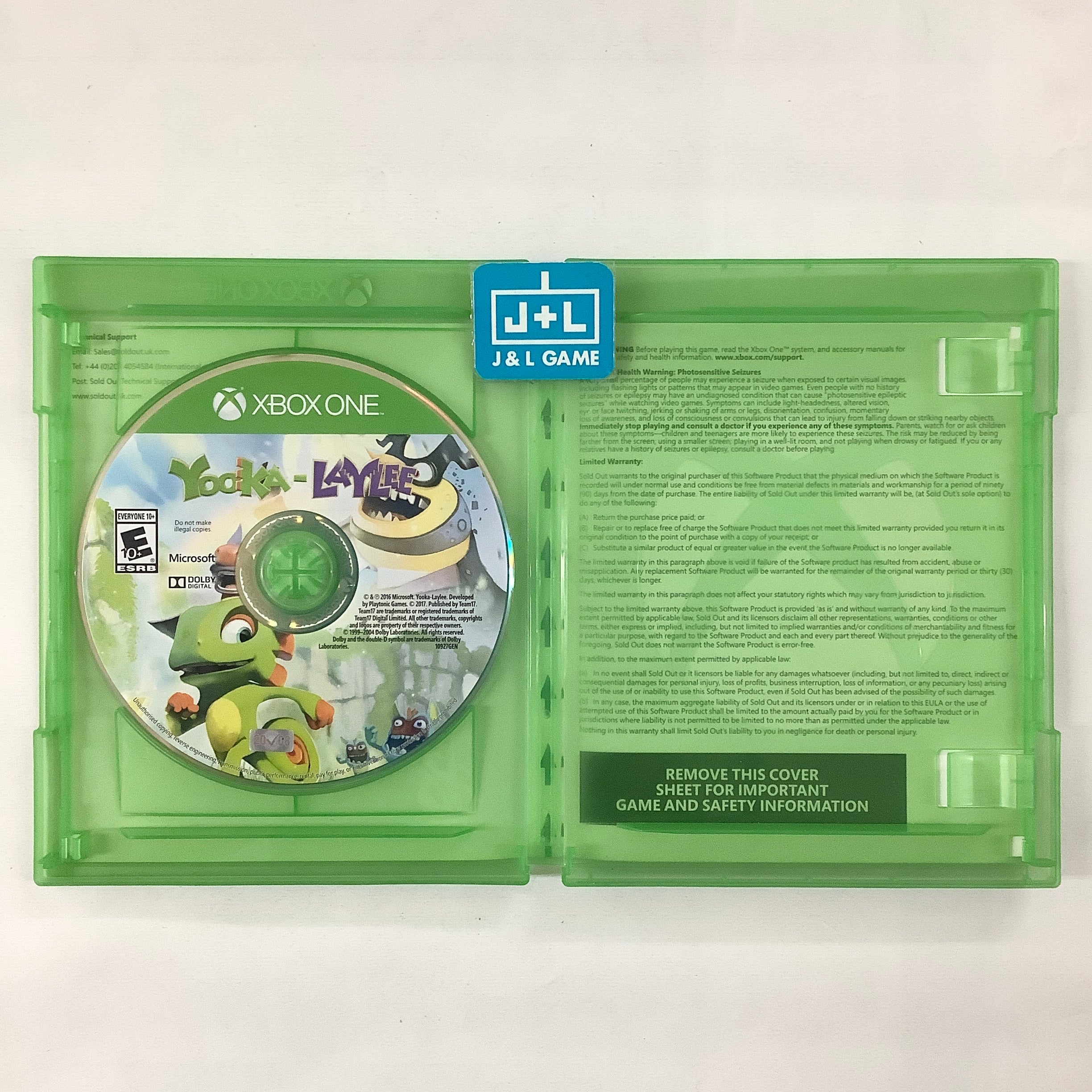 Yooka-Laylee - (XB1) Xbox One [Pre-Owned] Video Games Team17   