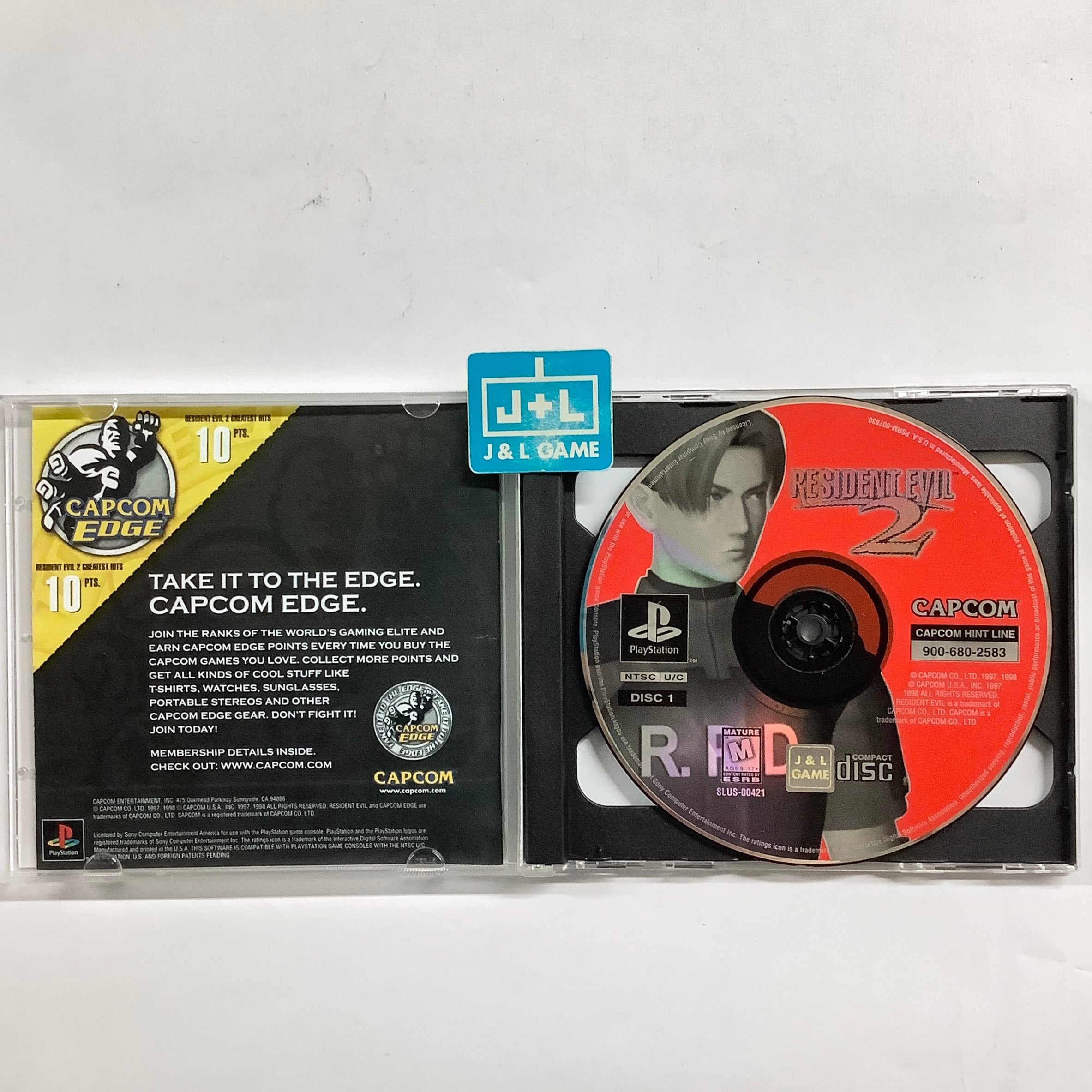 Resident Evil 2 (Greatest Hits) - (PS1) PlayStation 1 [Pre-Owned] Video Games Capcom   