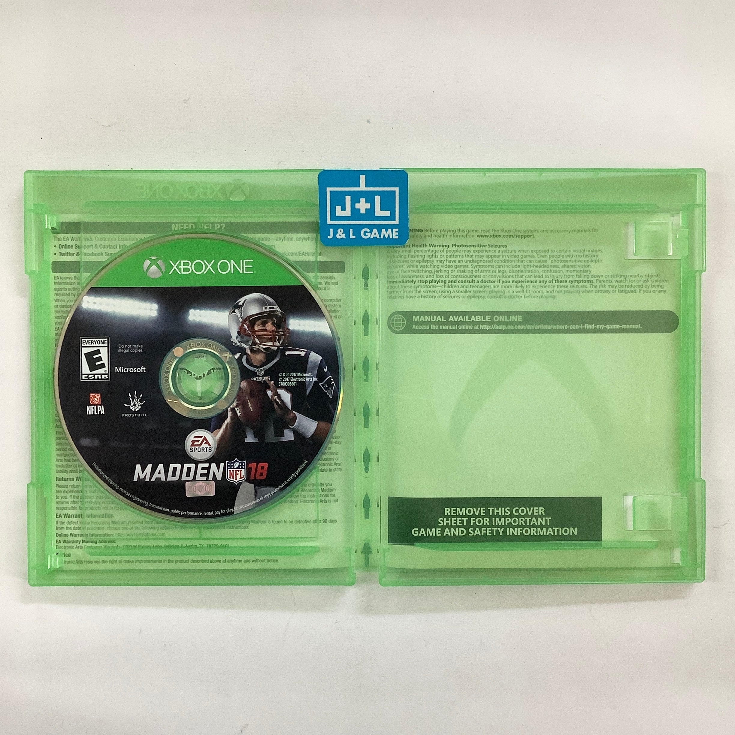 Madden NFL 18 - (XB1) Xbox One [Pre-Owned] Video Games Electronic Arts   