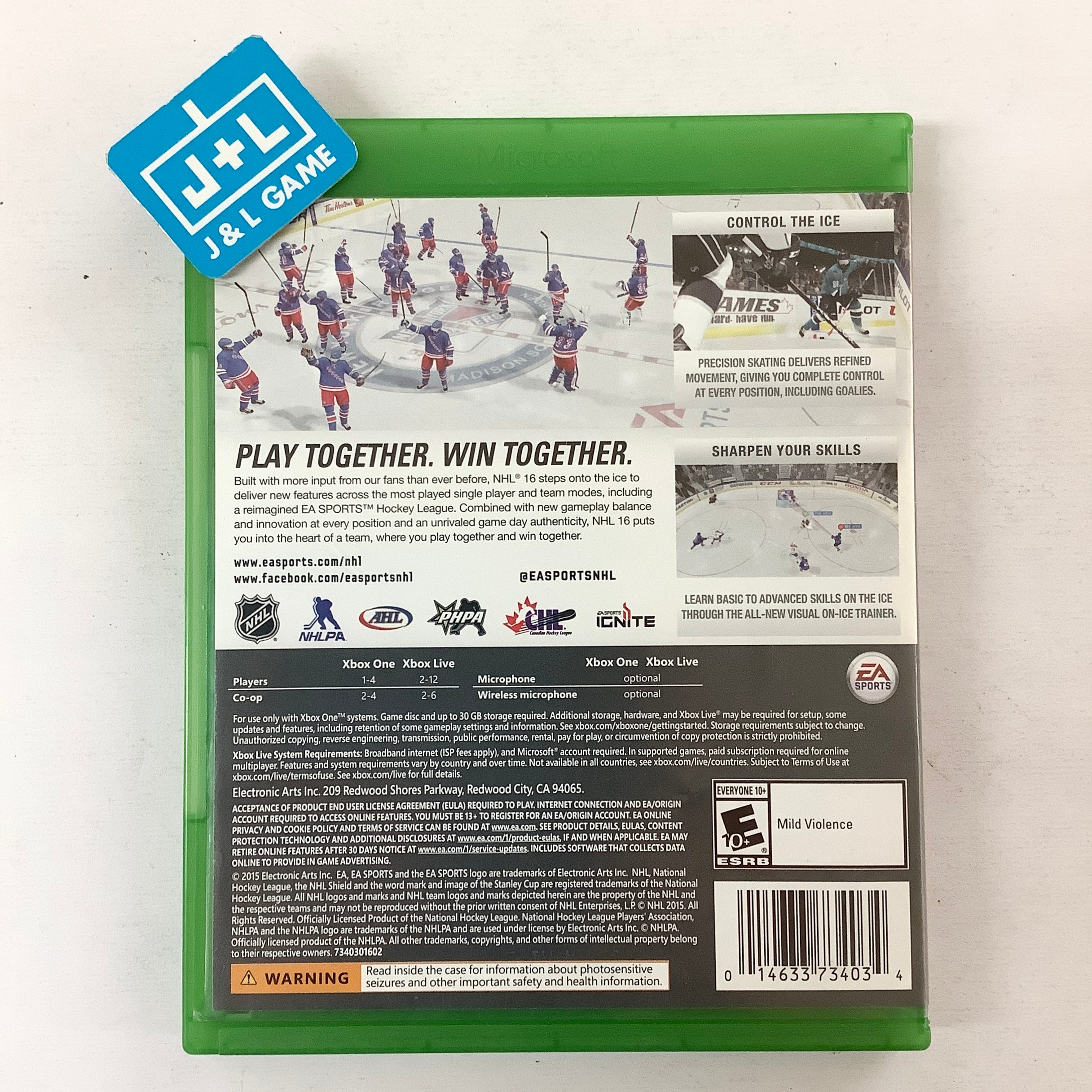 NHL 16 - (XB1) Xbox One [Pre-Owned] Video Games EA Sports   