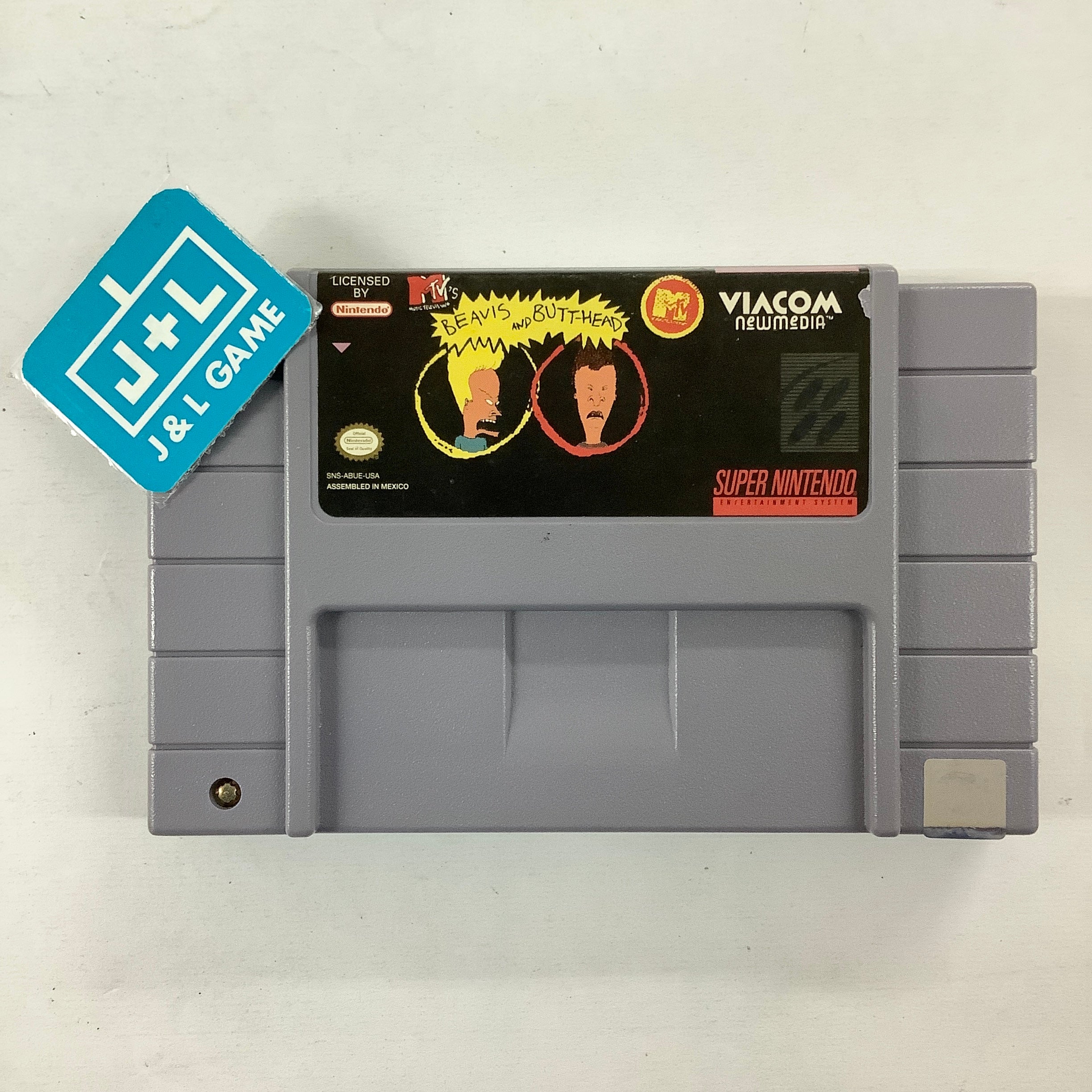 Beavis and Butt-head - (SNES) Super Nintendo [Pre-Owned] Video Games Viacom New Media   