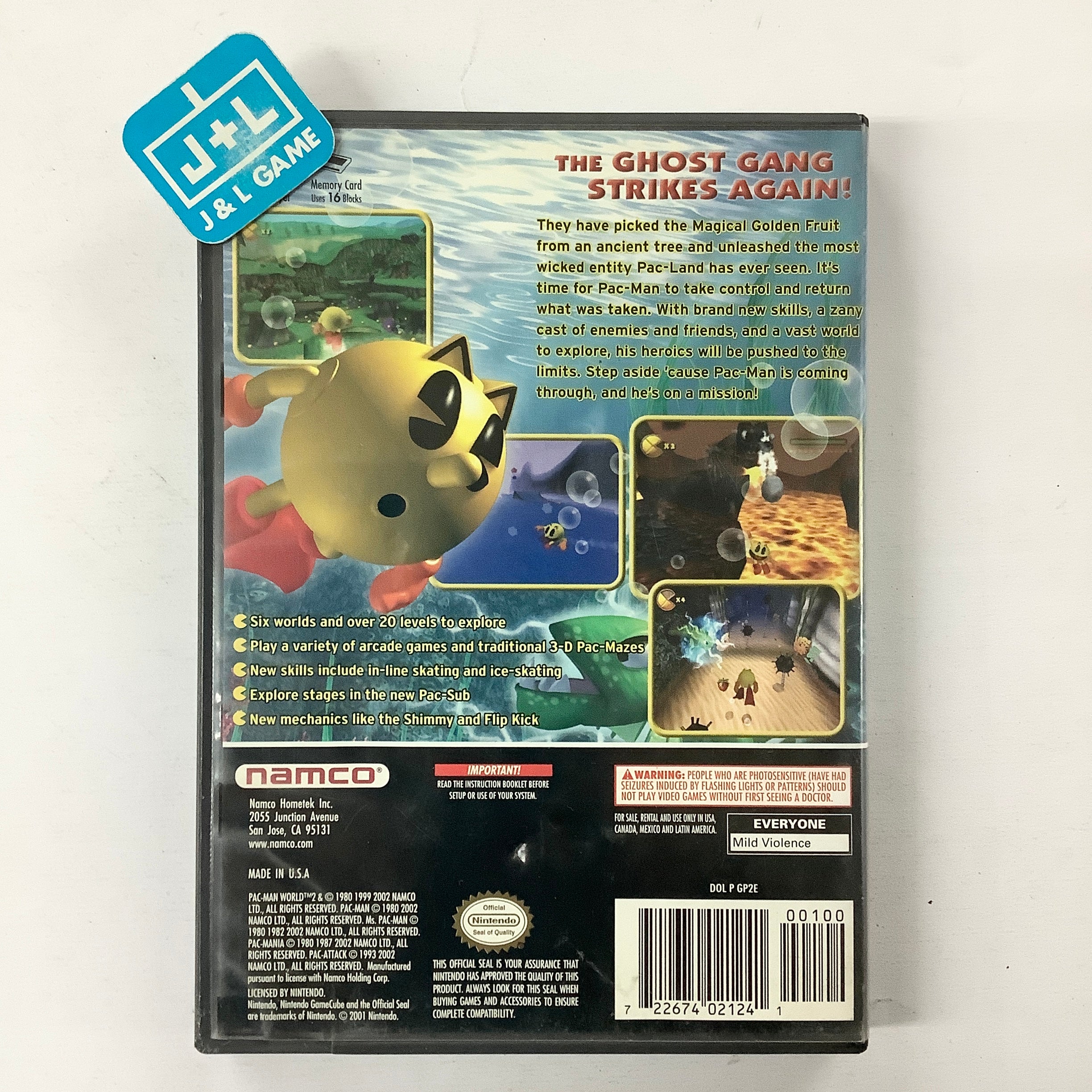 Pac-Man World 2 - (GC) GameCube [Pre-Owned] Video Games Namco   