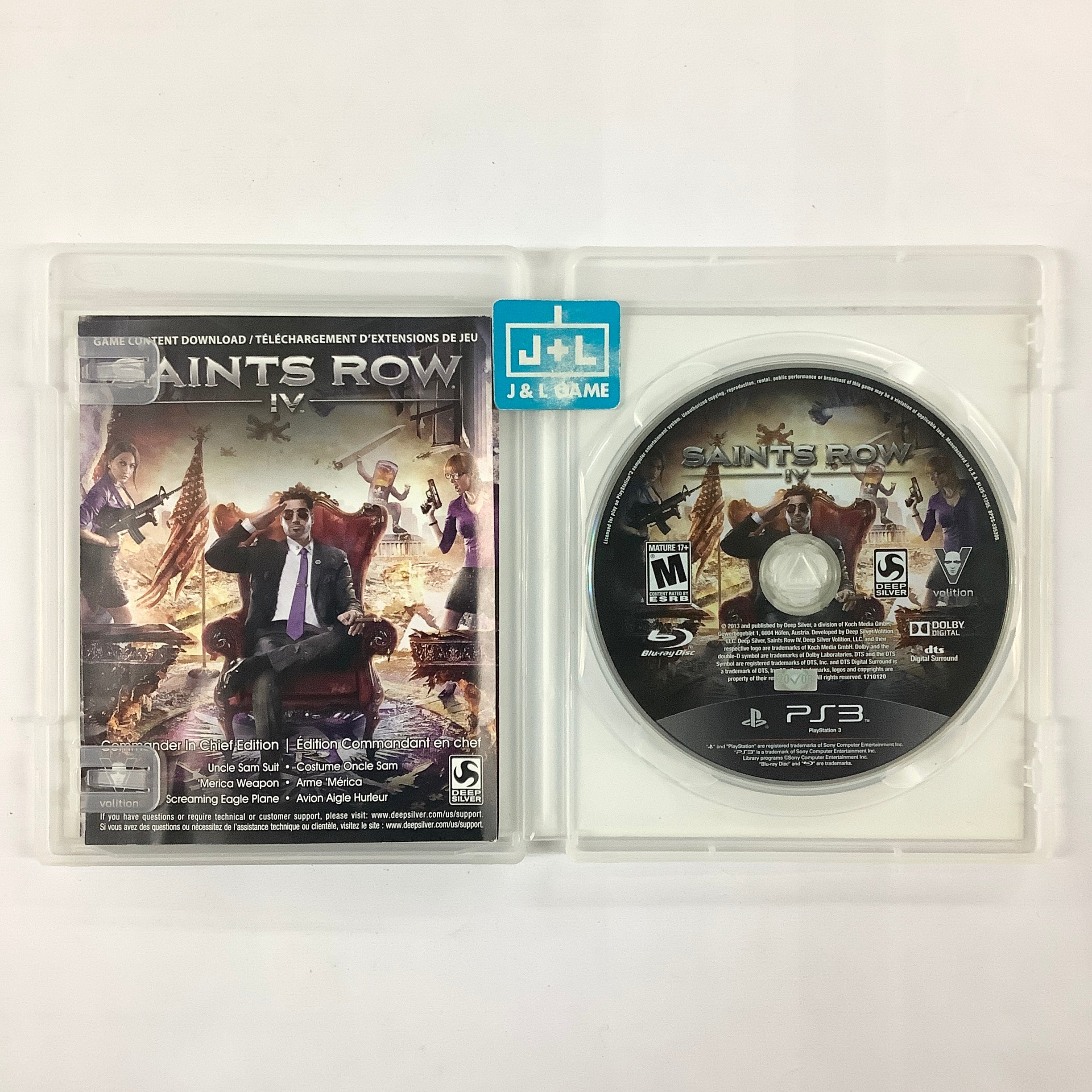 Saints Row IV (Commander in Chief Edition) - (PS3) PlayStation 3 [Pre-Owned] Video Games THQ   