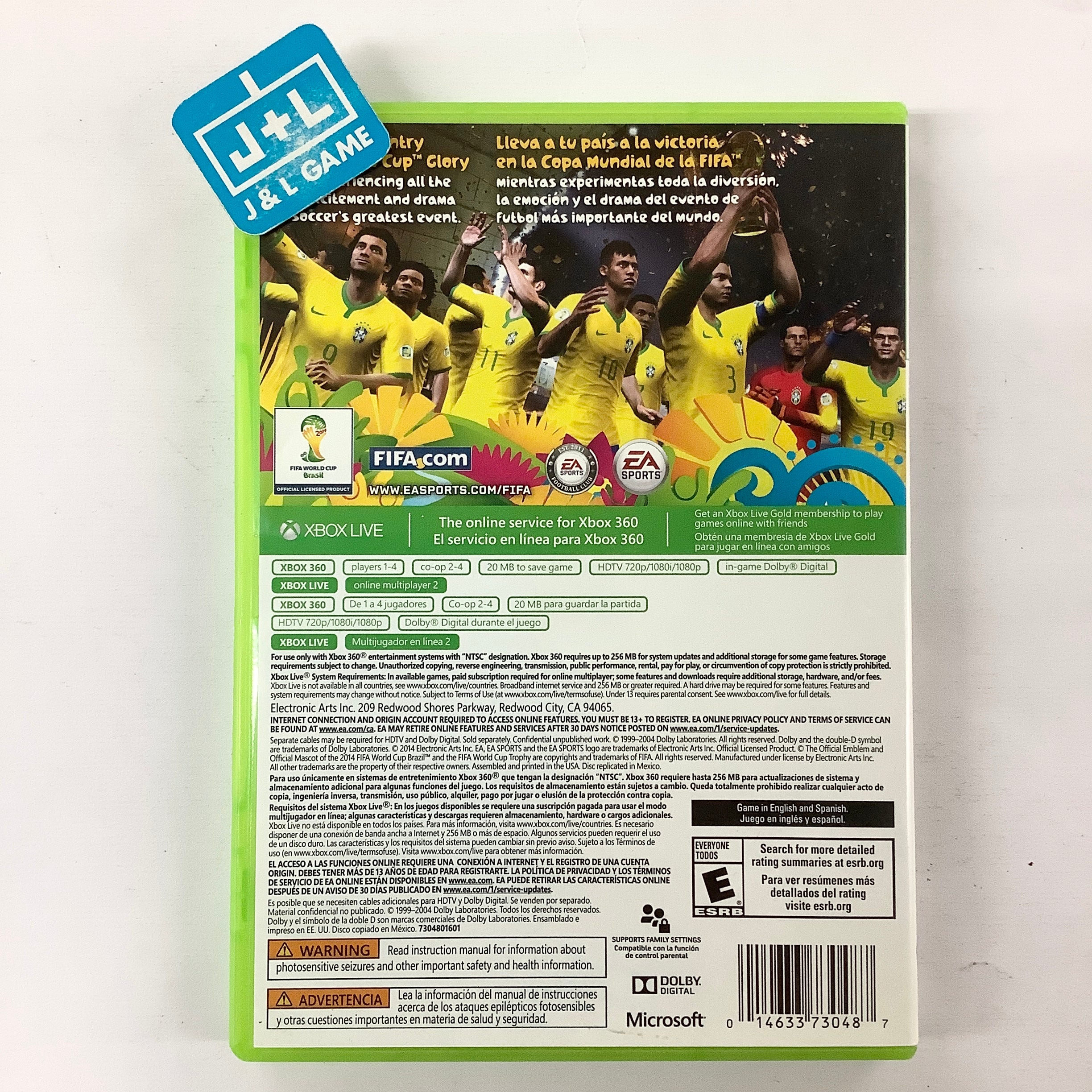 FIFA World Cup: Brazil 2014 - Xbox 360 [Pre-Owned] Video Games EA Sports   