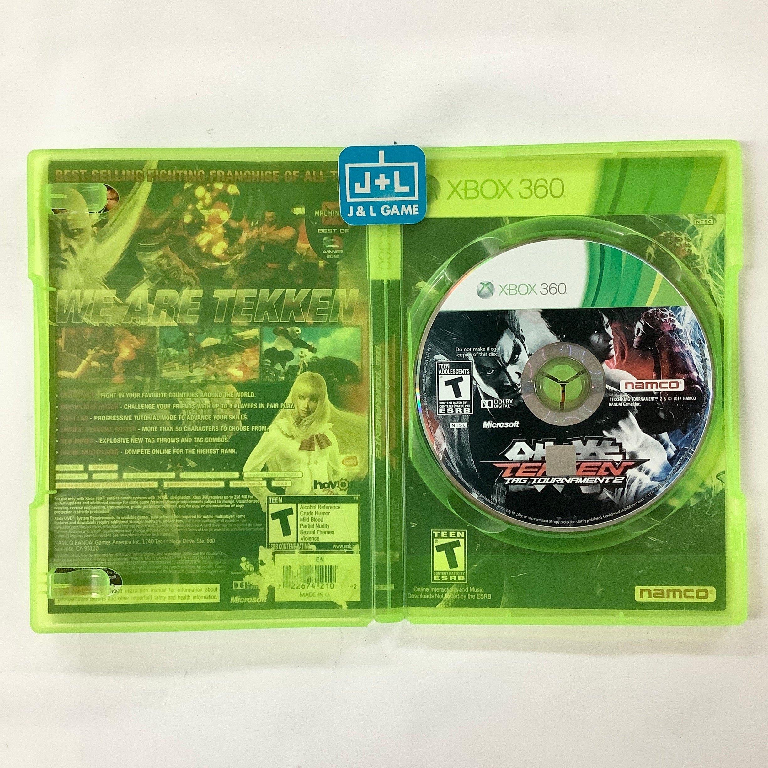 Tekken Tag Tournament 2 - Xbox 360 [Pre-Owned] Video Games Namco Bandai Games   