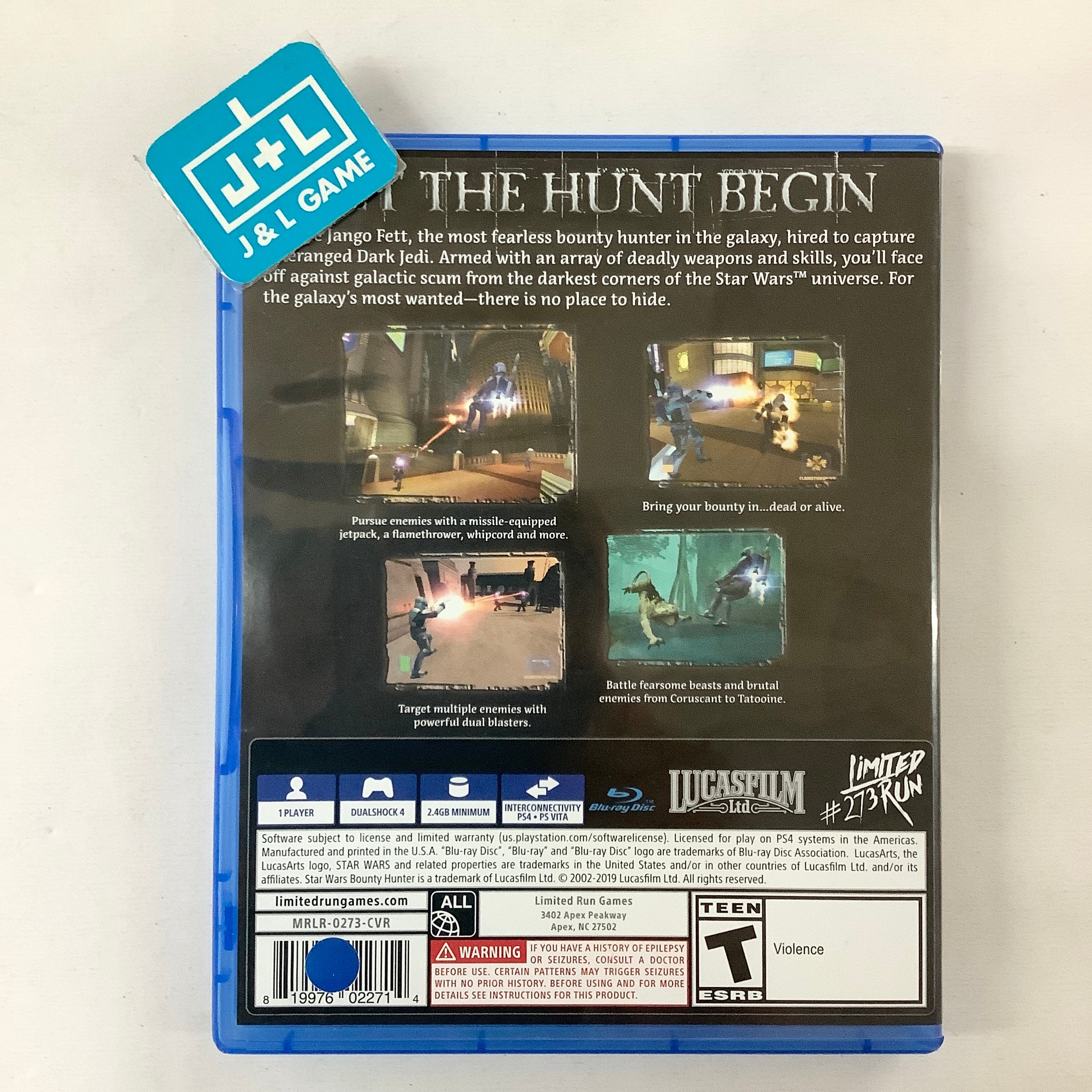 Star Wars Bounty Hunter (Limited Run #273) - (PS4) PlayStation 4 [Pre-Owned] Video Games Limited Run Games   