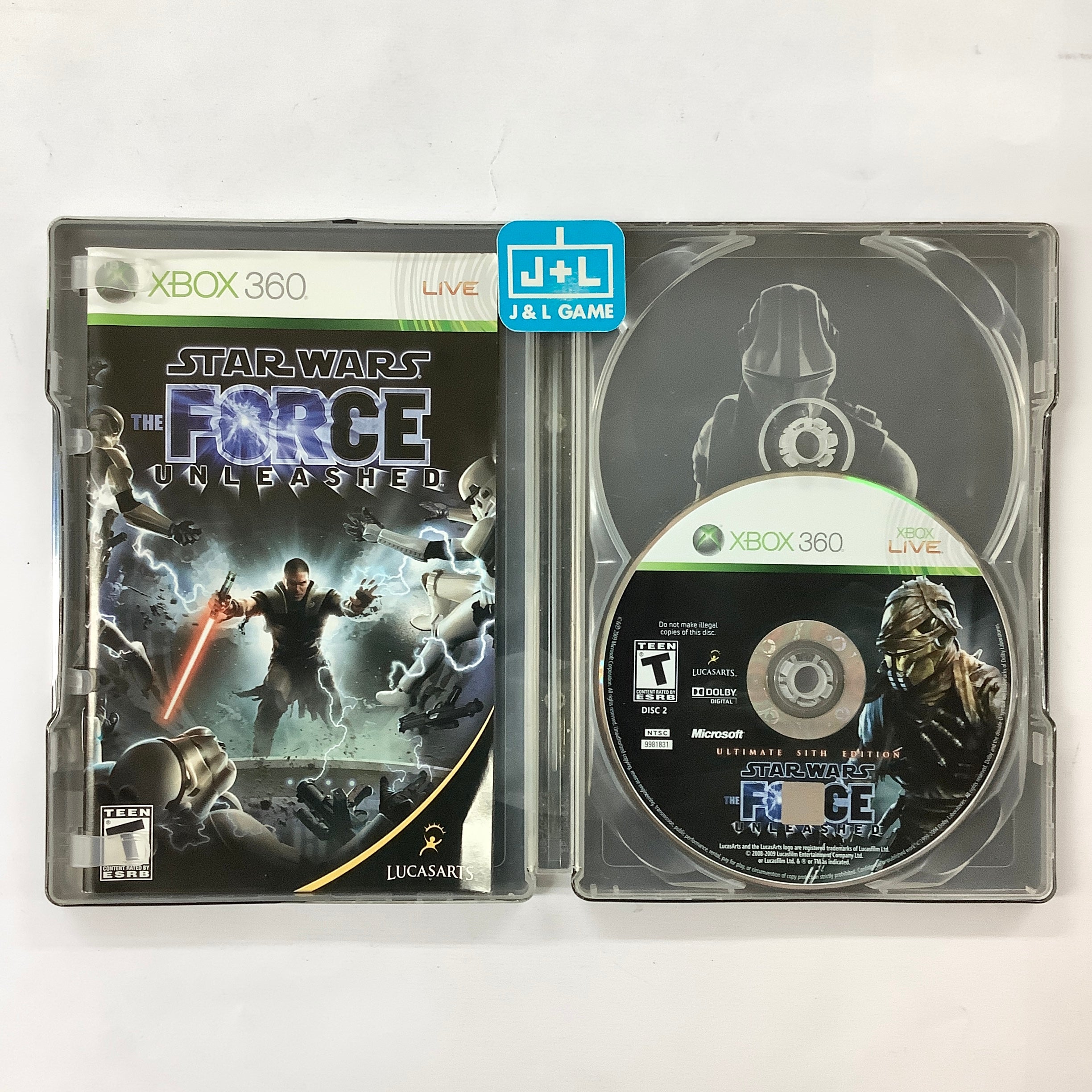 Star Wars: The Force Unleashed (Ultimate Sith Edition) - Xbox 360 [Pre-Owned] Video Games LucasArts   