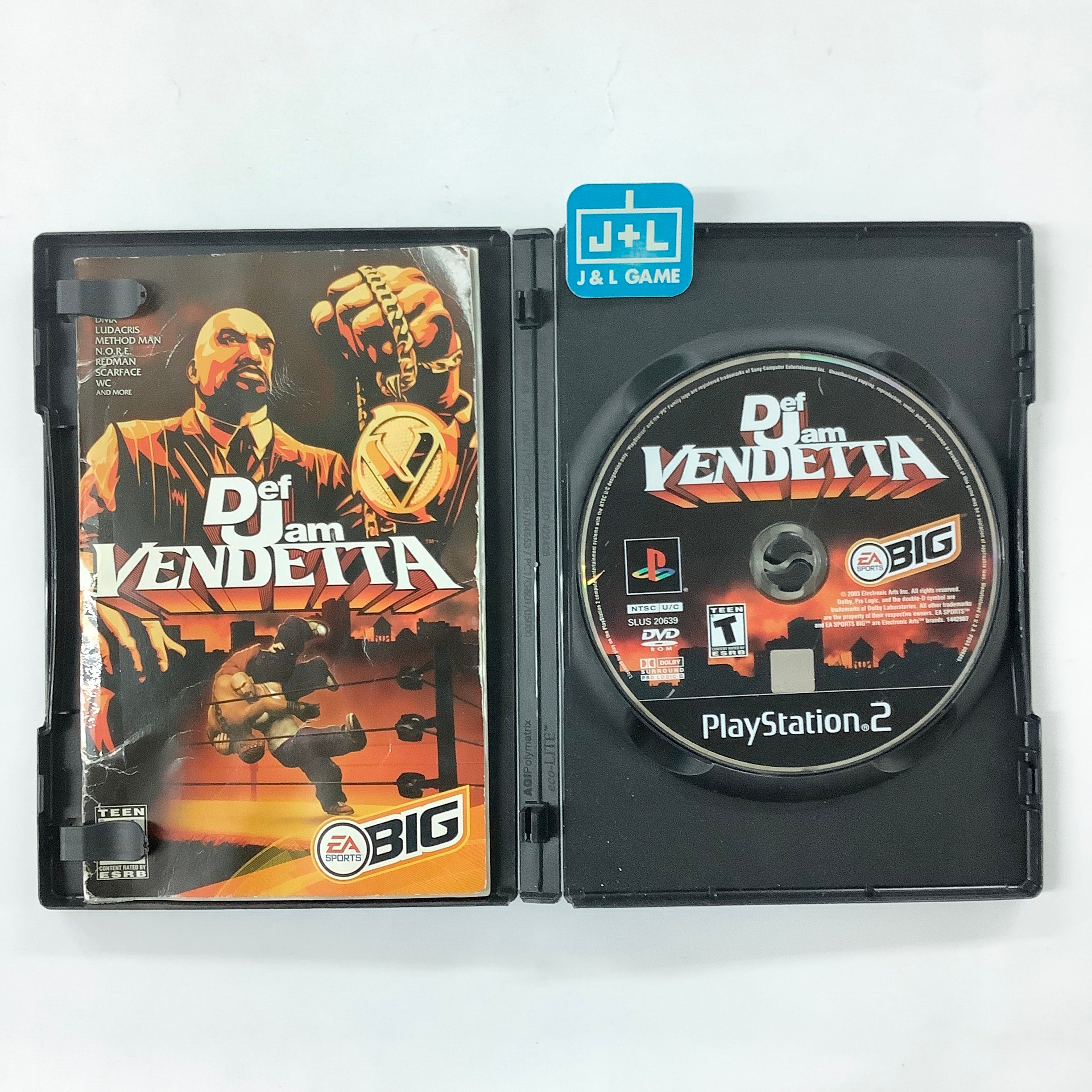 Def Jam Vendetta - (PS2) PlayStation 2 [Pre-Owned] Video Games EA Sports Big   