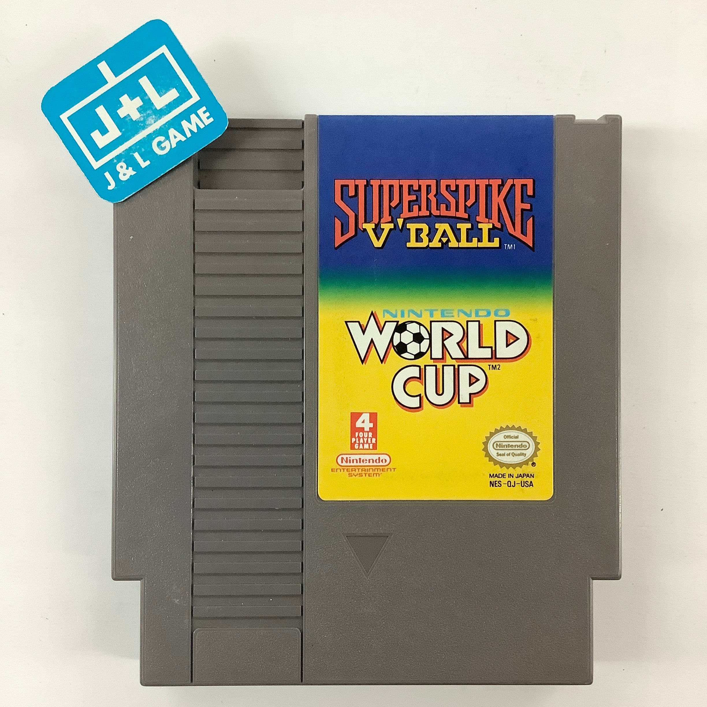 Super Spike V'Ball / Nintendo World Cup - (NES) Nintendo Entertainment System [Pre-Owned] Video Games Nintendo   