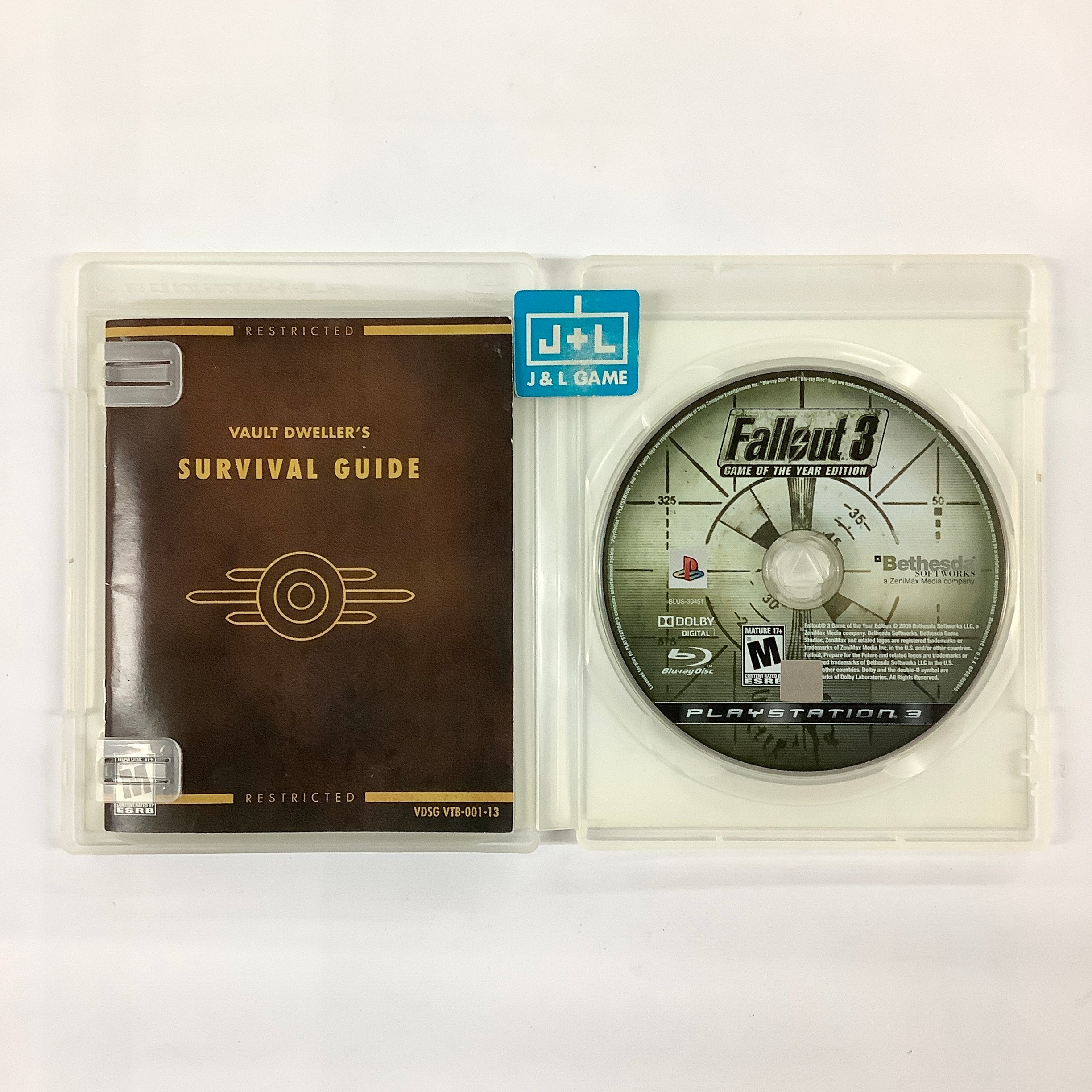 Fallout 3: Game of the Year Edition - (PS3) PlayStation 3 [Pre-Owned] Video Games Bethesda Softworks   