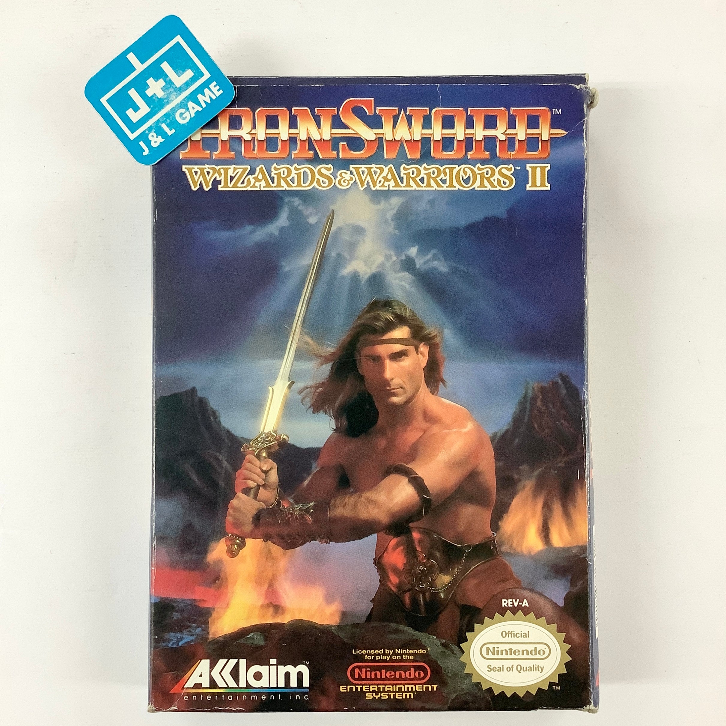 IronSword: Wizards & Warriors II - (NES) Nintendo Entertainment System [Pre-Owned] Video Games Acclaim   