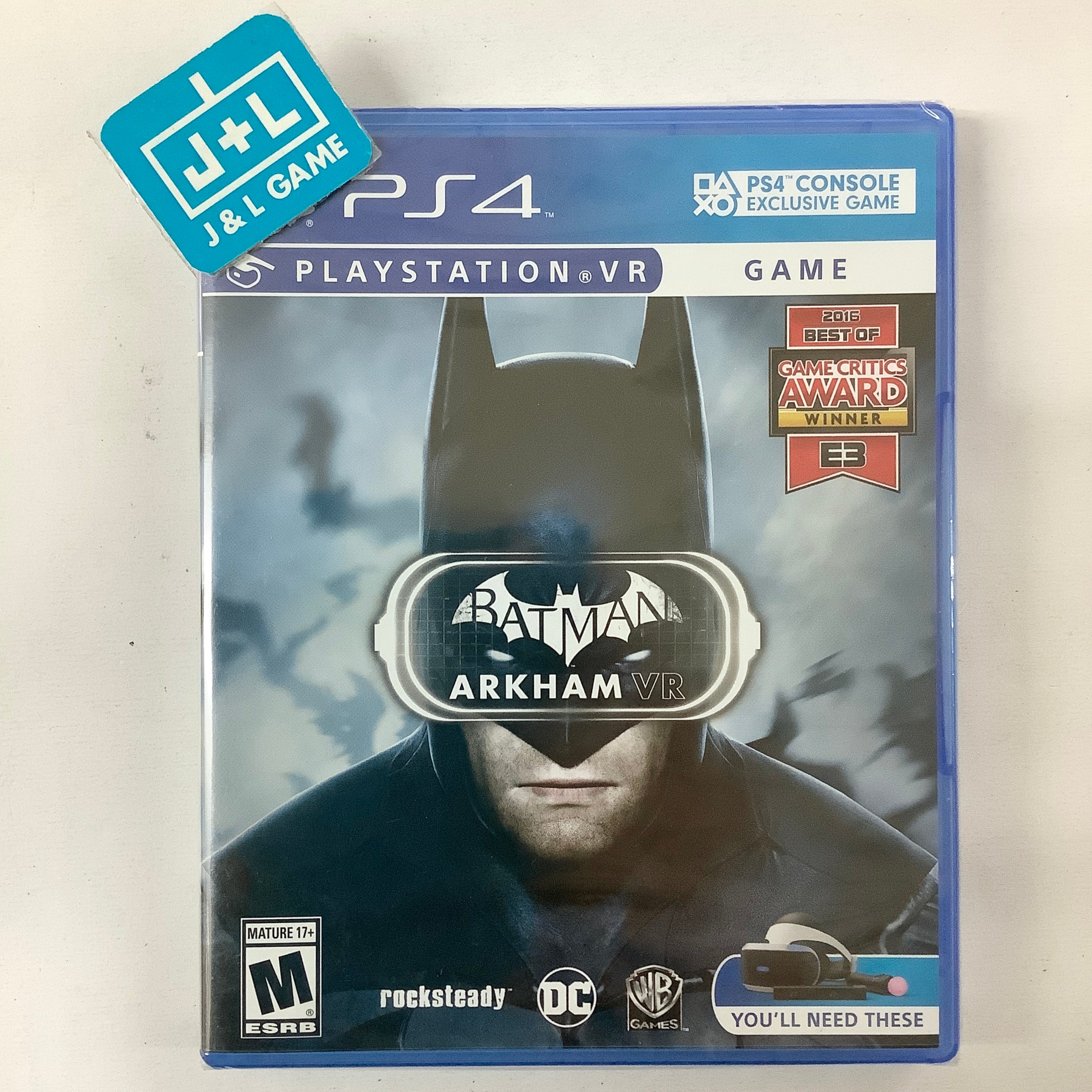 Batman: Arkham VR (PlayStation VR) - (PS4) PlayStation 4 Video Games Warner Bros. Interactive Entertainment   