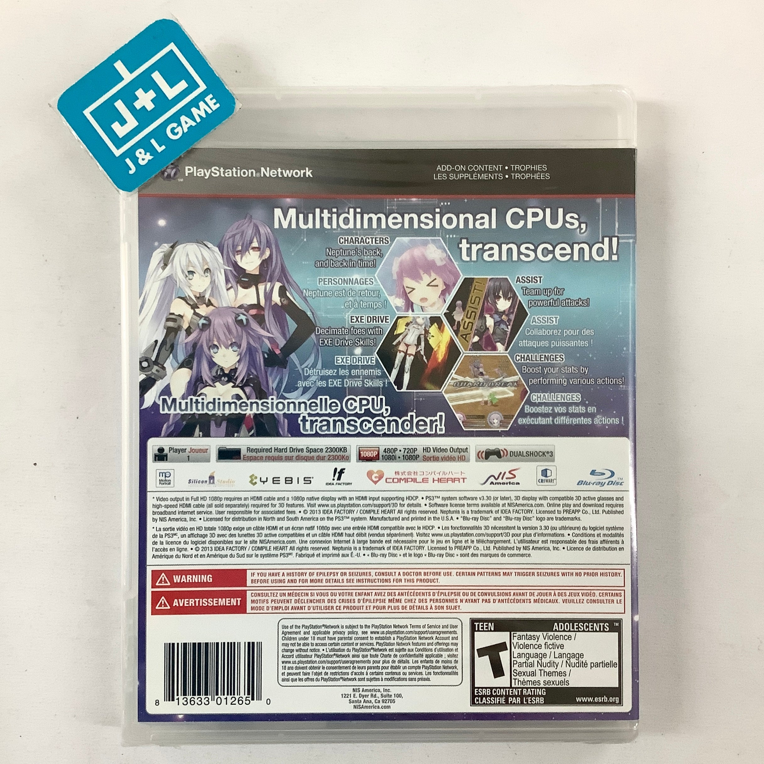 Hyperdimension Neptunia Victory - (PS3) PlayStation 3 Video Games NIS America   