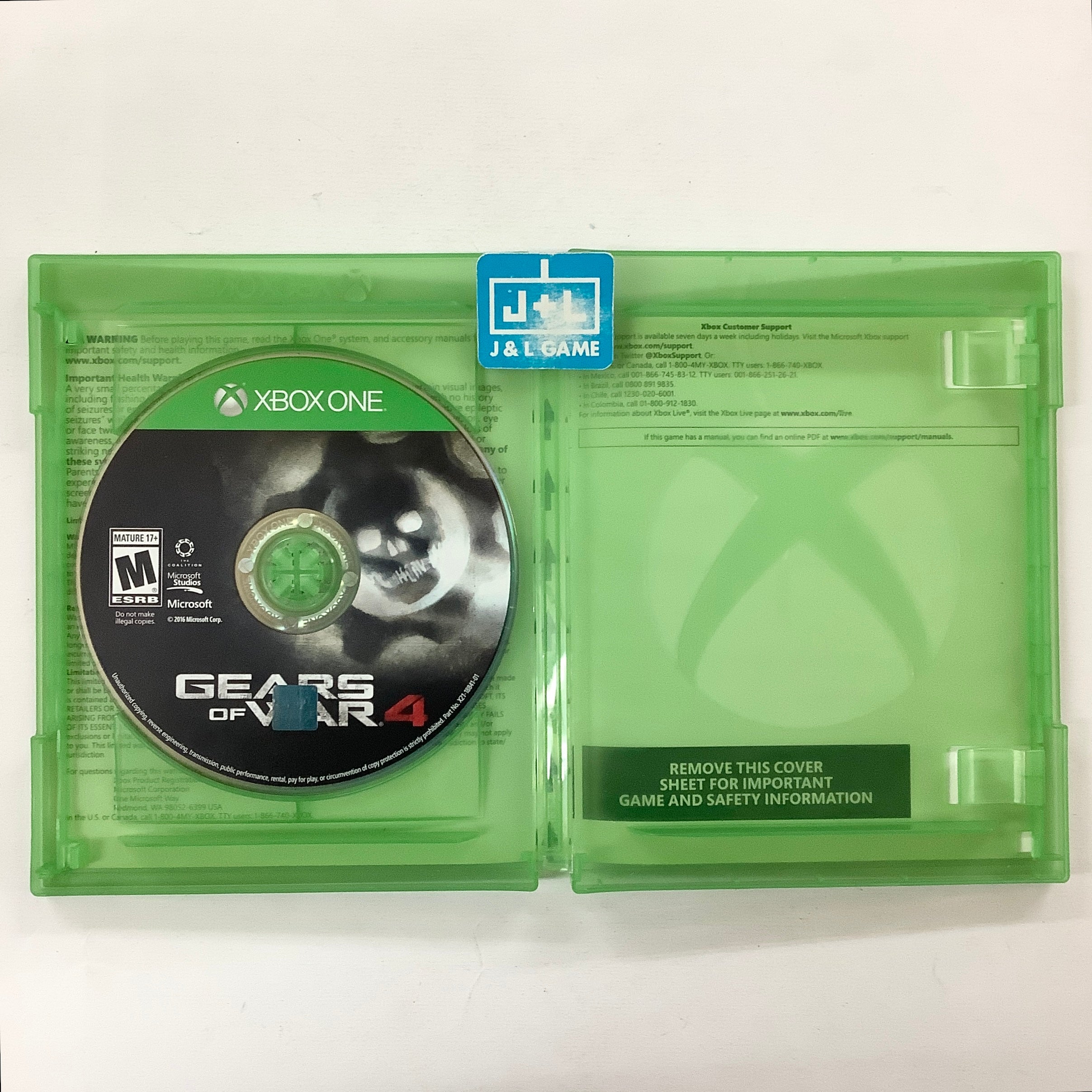 Gears of War 4 - (XB1) Xbox One [Pre-Owned] Video Games Microsoft   