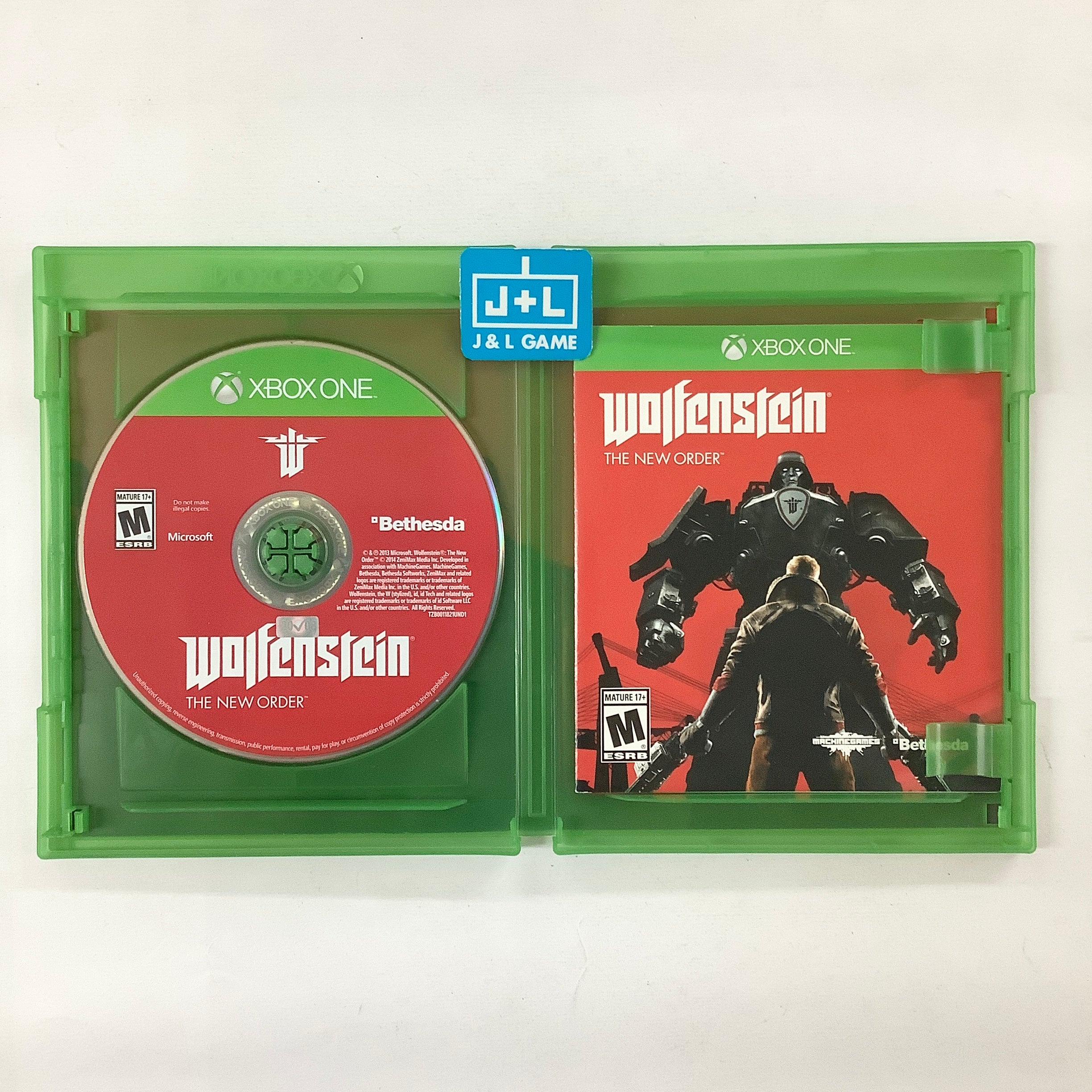 Wolfenstein: The New Order - (XB1) Xbox One [Pre-Owned] Video Games Bethesda Softworks   