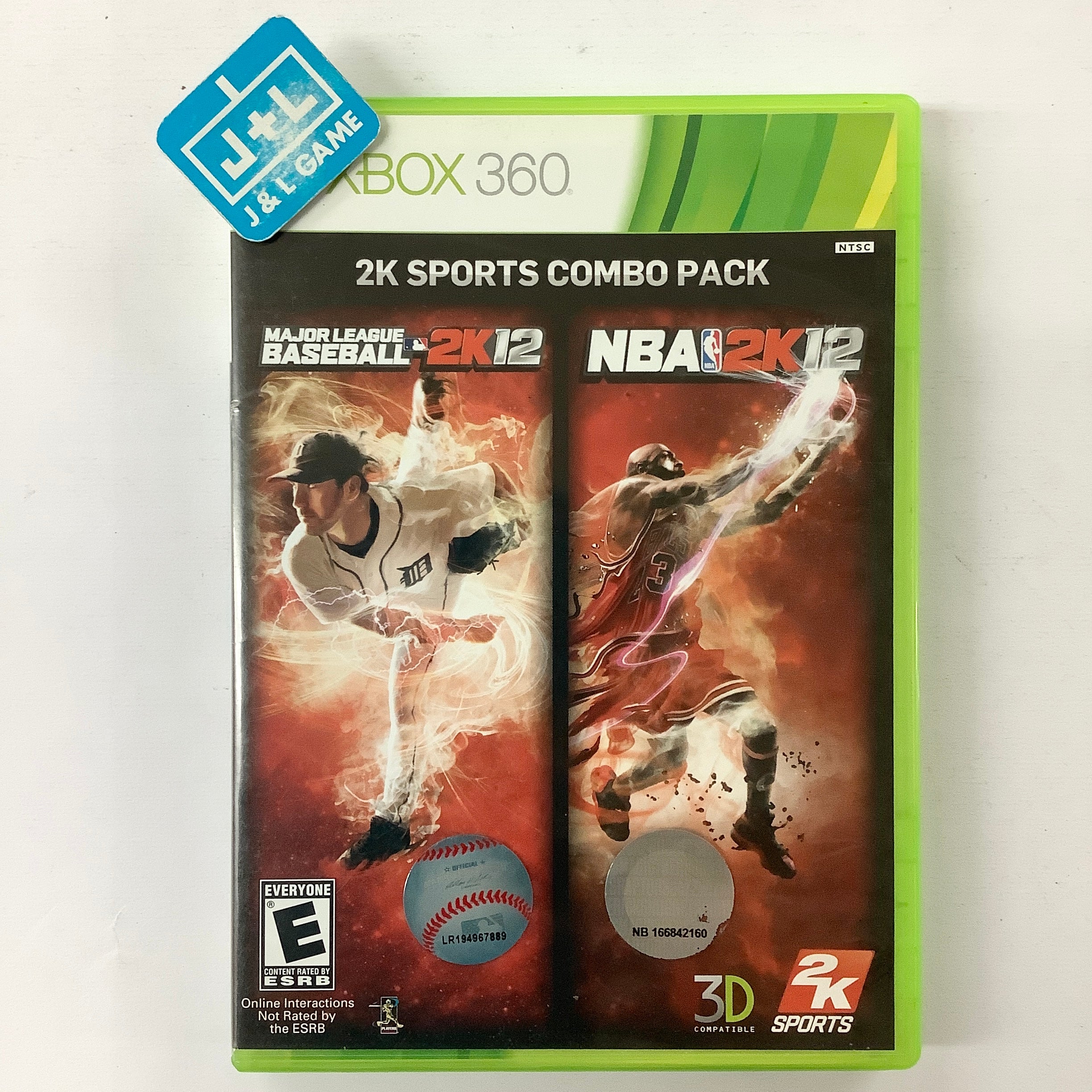 MLB 2K12/NBA 2K12 Combo Pack - Xbox 360 [Pre-Owned] Video Games Take-Two Interactive   