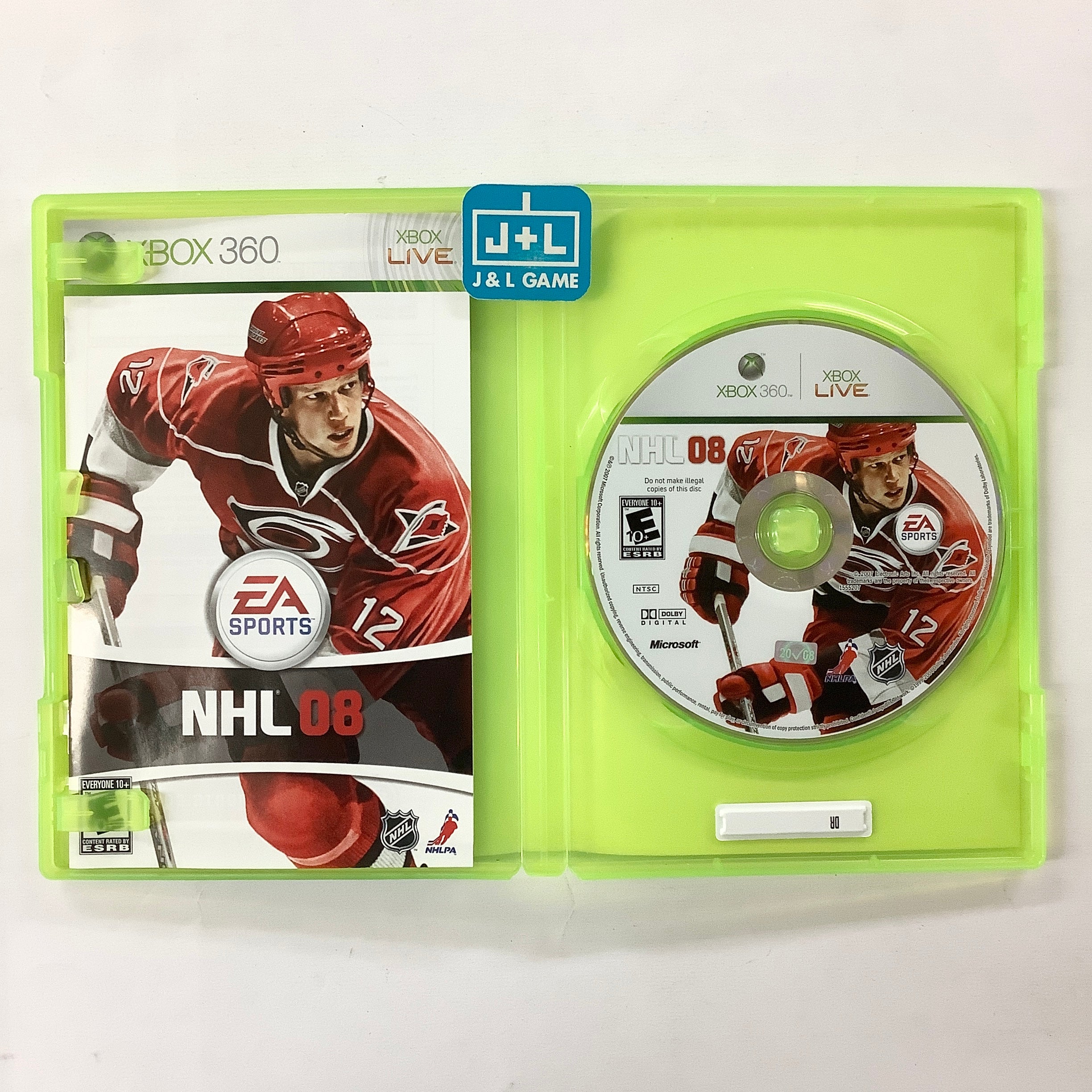 NHL 08 - Xbox 360 [Pre-Owned] Video Games Electronic Arts   