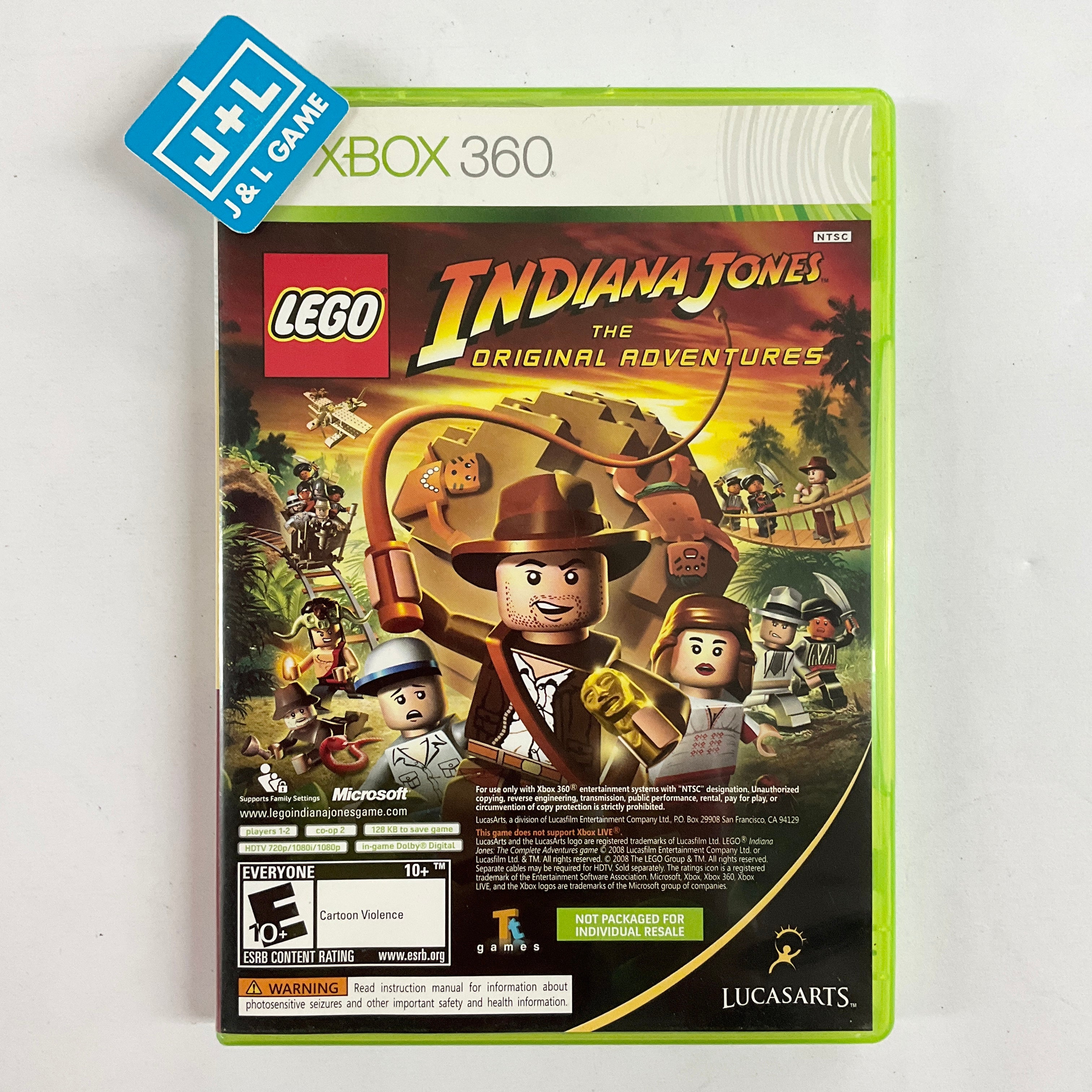 LEGO Indiana Jones: The Original Adventures / DreamWorks Kung Fu Panda - Xbox 360 [Pre-Owned] Video Games Microsoft Game Studios   