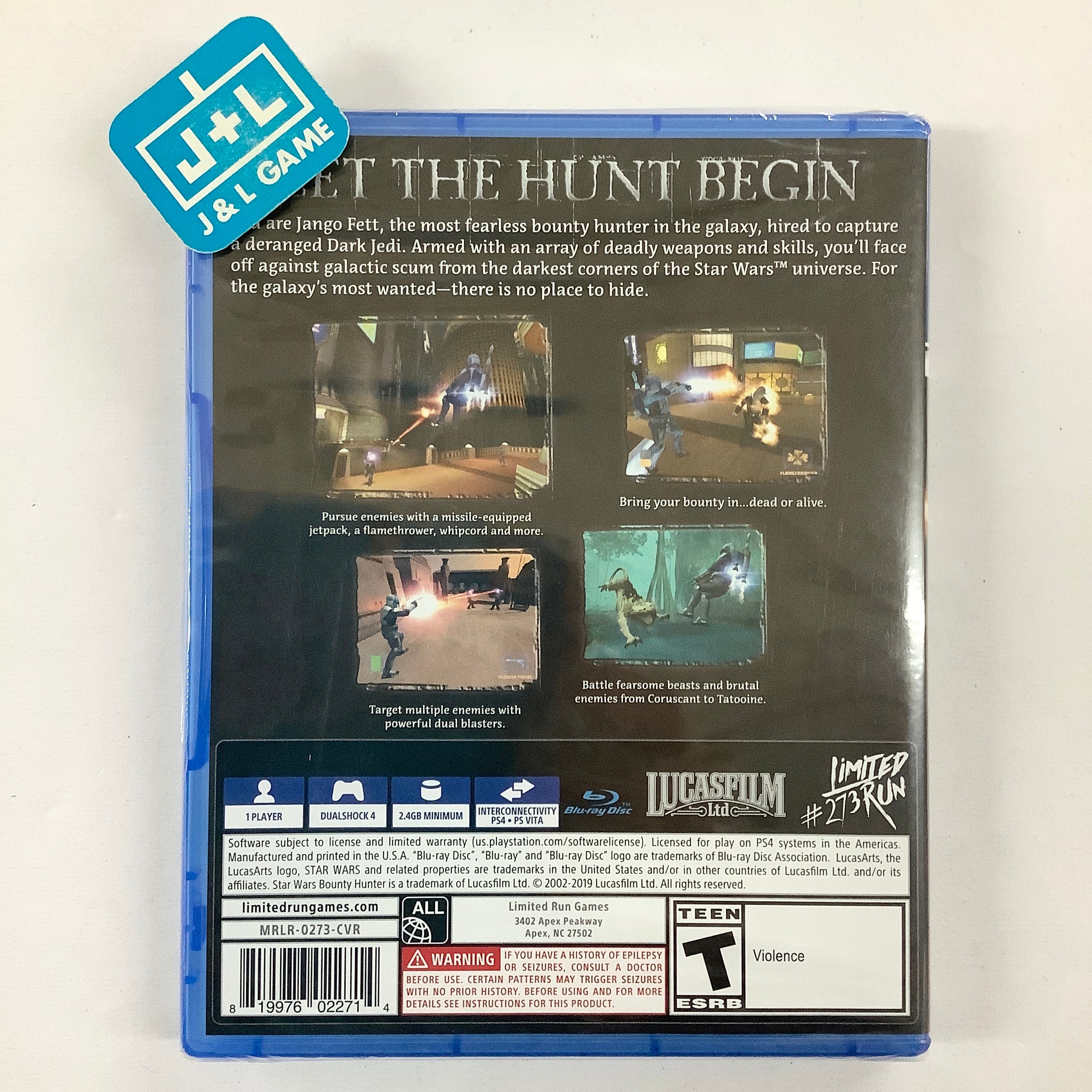 Star Wars Bounty Hunter (Limited Run #273) - (PS4) PlayStation 4 Video Games Limited Run Games   