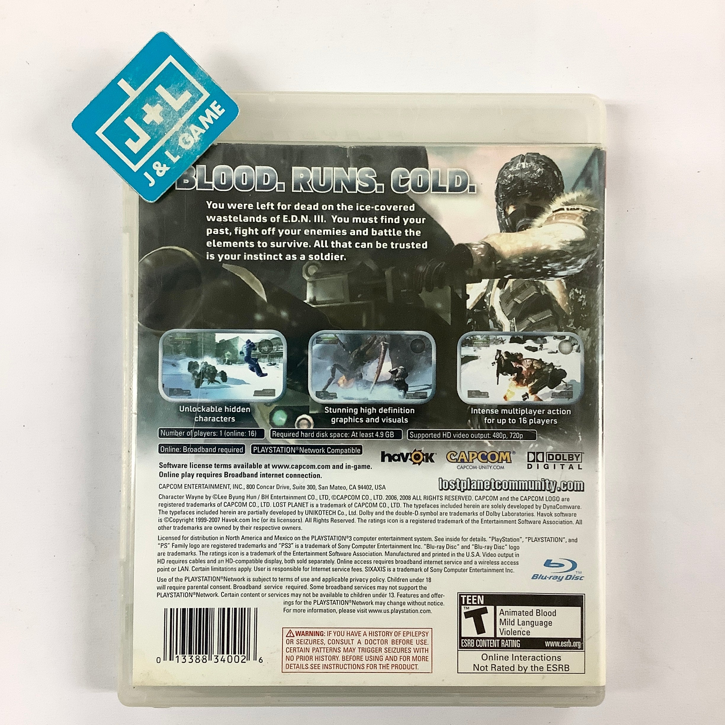 Lost Planet: Extreme Condition - (PS3) PlayStation 3 [Pre-Owned] Video Games Capcom   