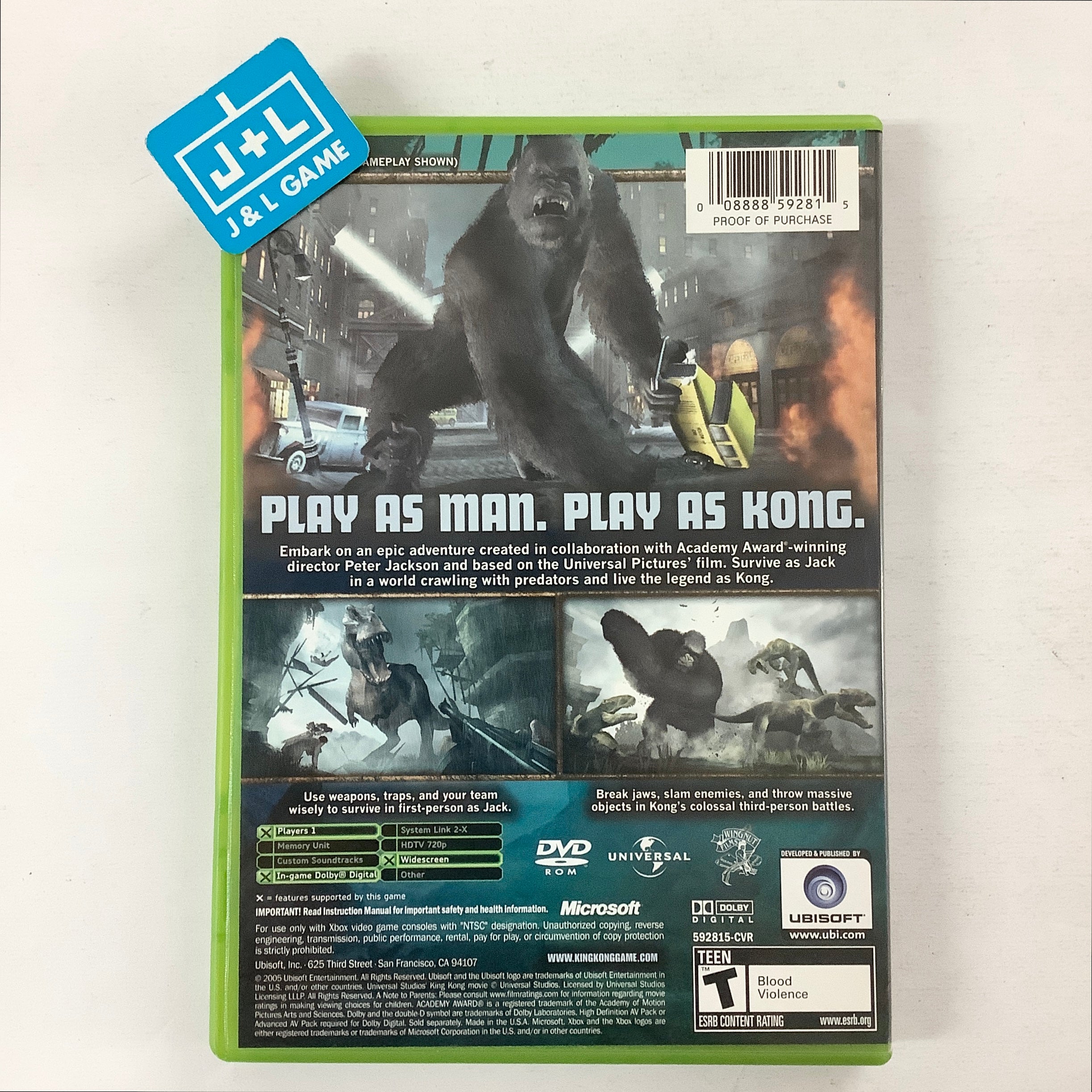 Peter Jackson's King Kong: The Official Game of the Movie - (XB) Xbox [Pre-Owned]