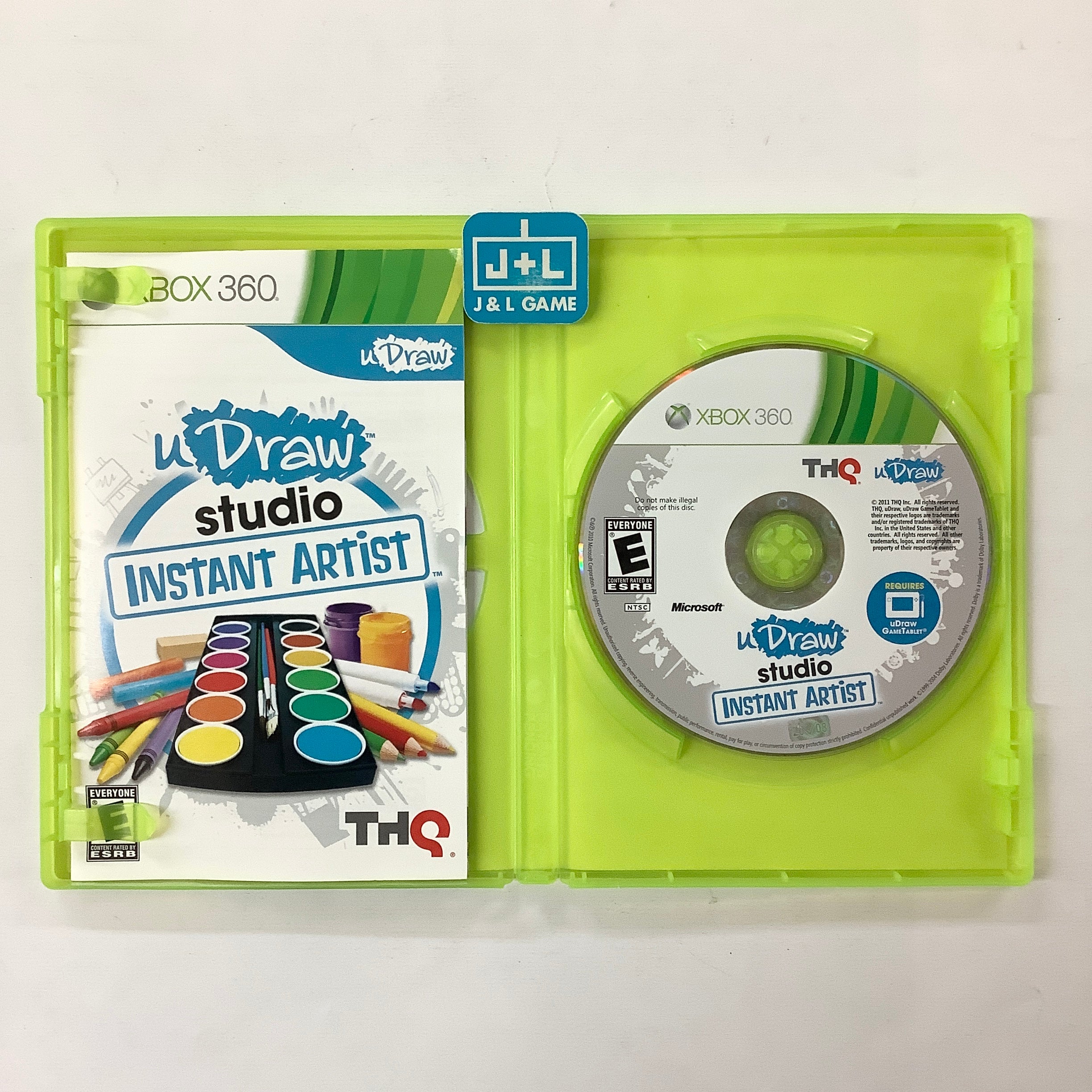 uDraw Studio: Instant Artist (Game Only) (uDraw Tablet Required) - Xbox 360 [Pre-Owned] Video Games THQ   