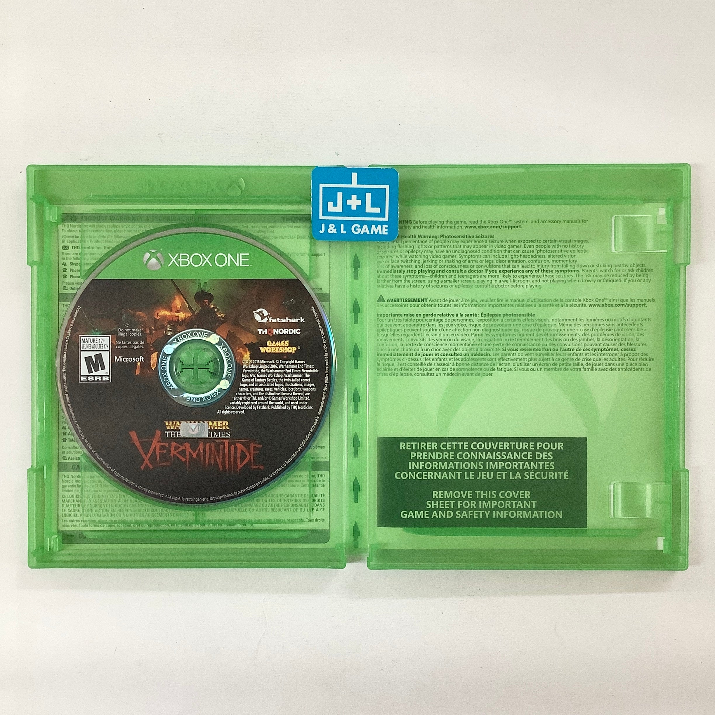 Warhammer: The End Times - Vermintide - (XB1) Xbox One [Pre-Owned] Video Games THQ Nordic   