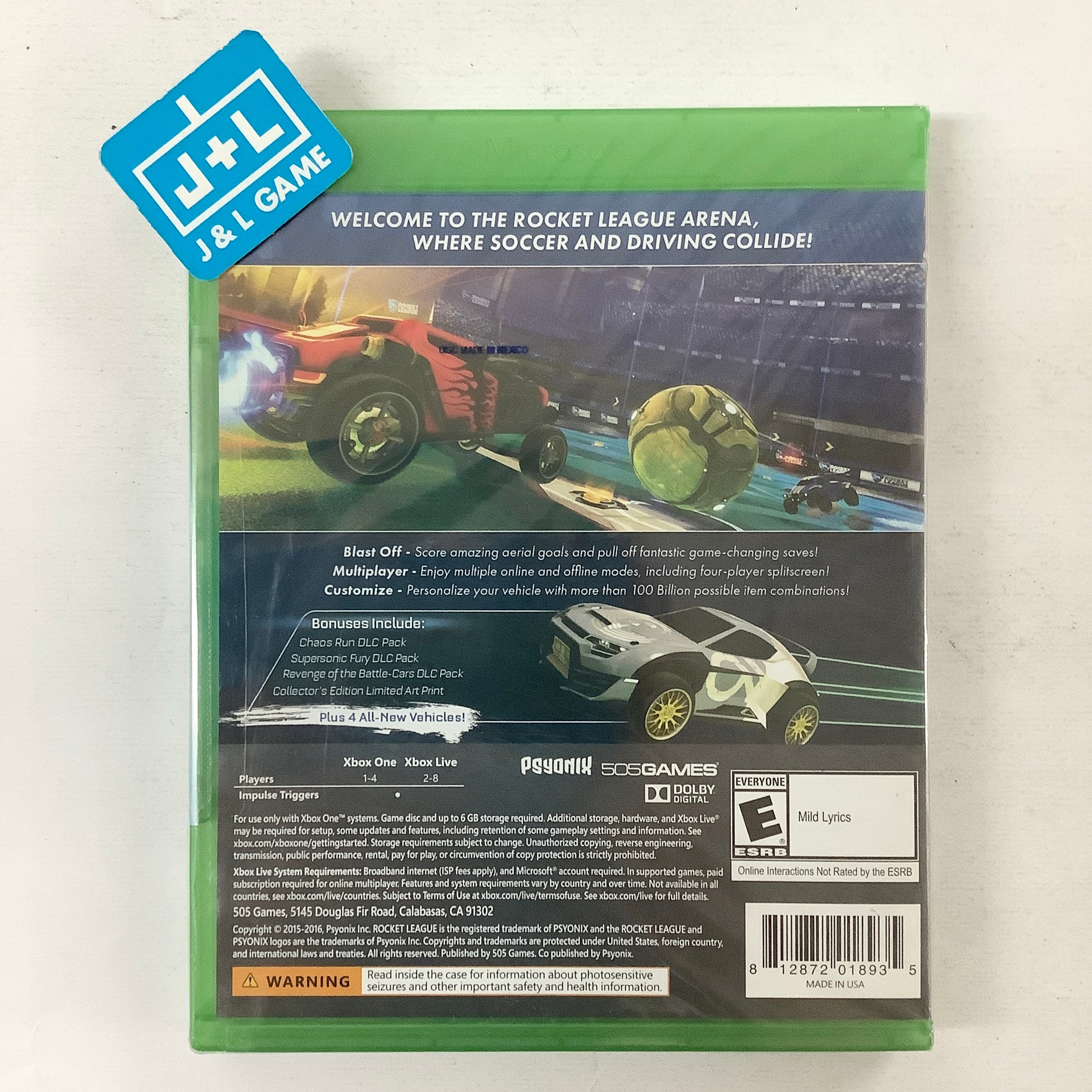 Rocket League (Collector's Edition) - (XB1) Xbox One Video Games 505 Games   