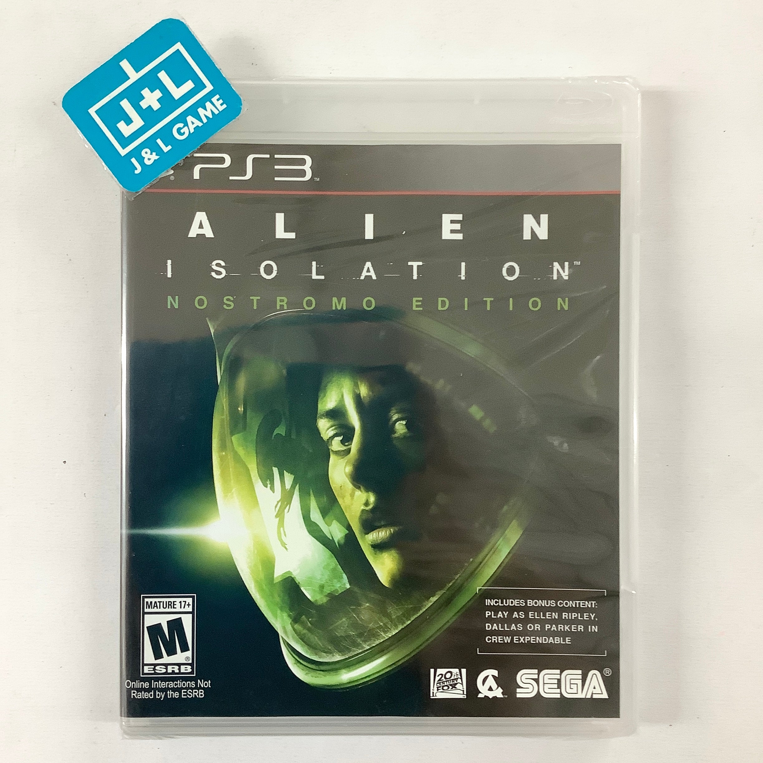 Alien: Isolation (Nostromo Edition) - (PS3) PlayStation 3 Video Games Sega   