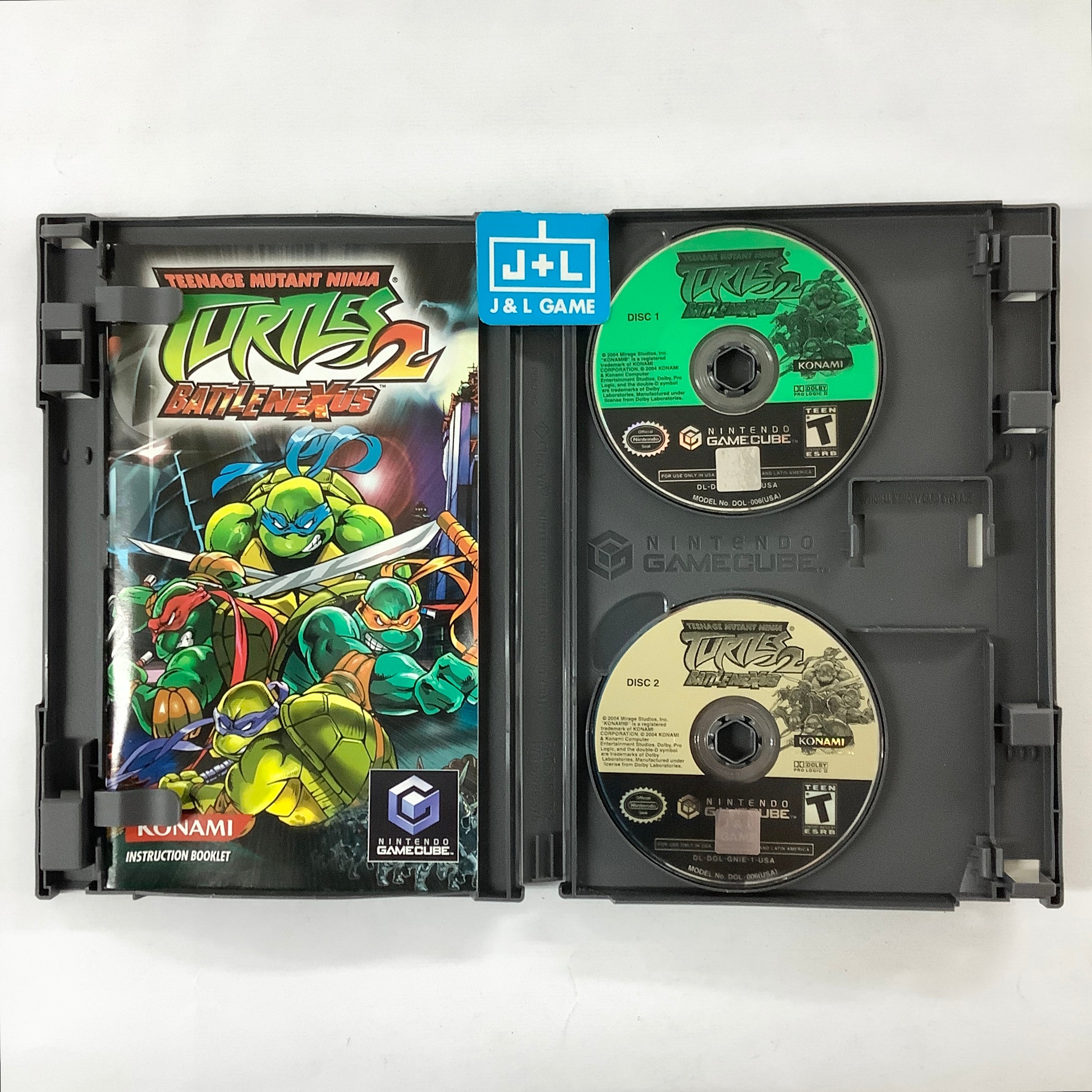 Teenage Mutant Ninja Turtles 2: Battle Nexus - (GC) GameCube [Pre-Owned] Video Games Konami   