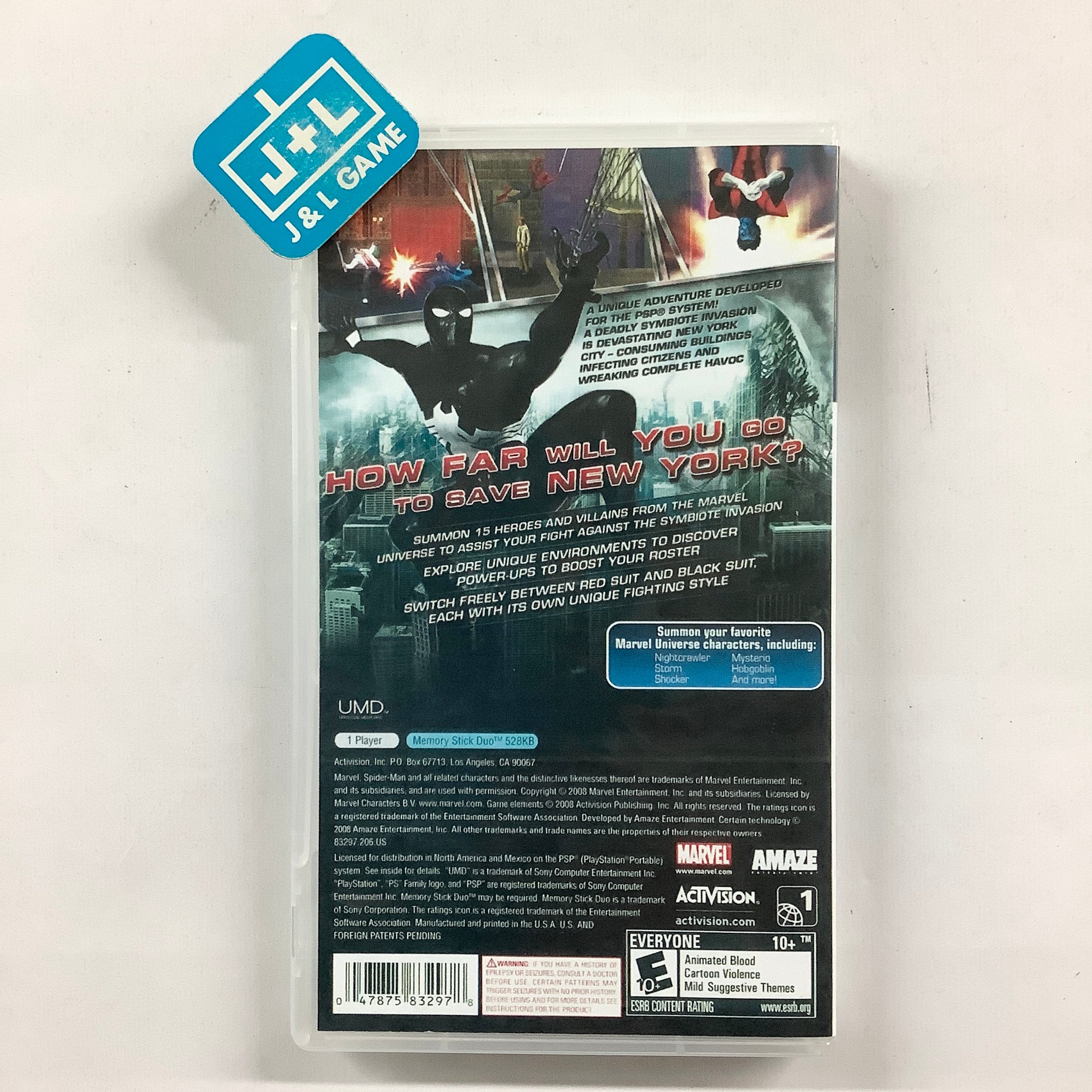 Spider-Man: Web of Shadows (Amazing Allies Edition) - Sony PSP [Pre-Owned] Video Games Activision   